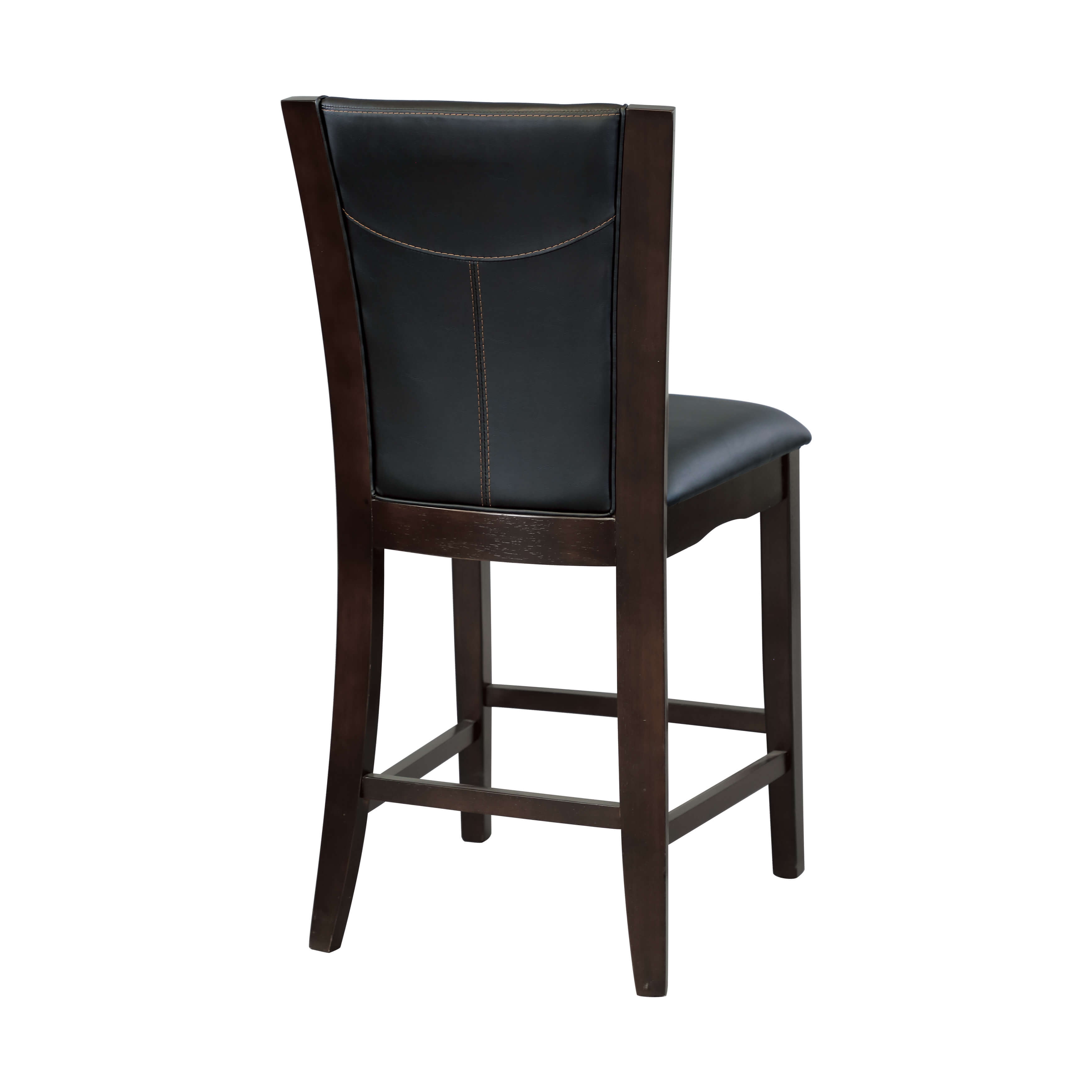 Daisy Transitional Vinyl/Wood Counter Dining Chair