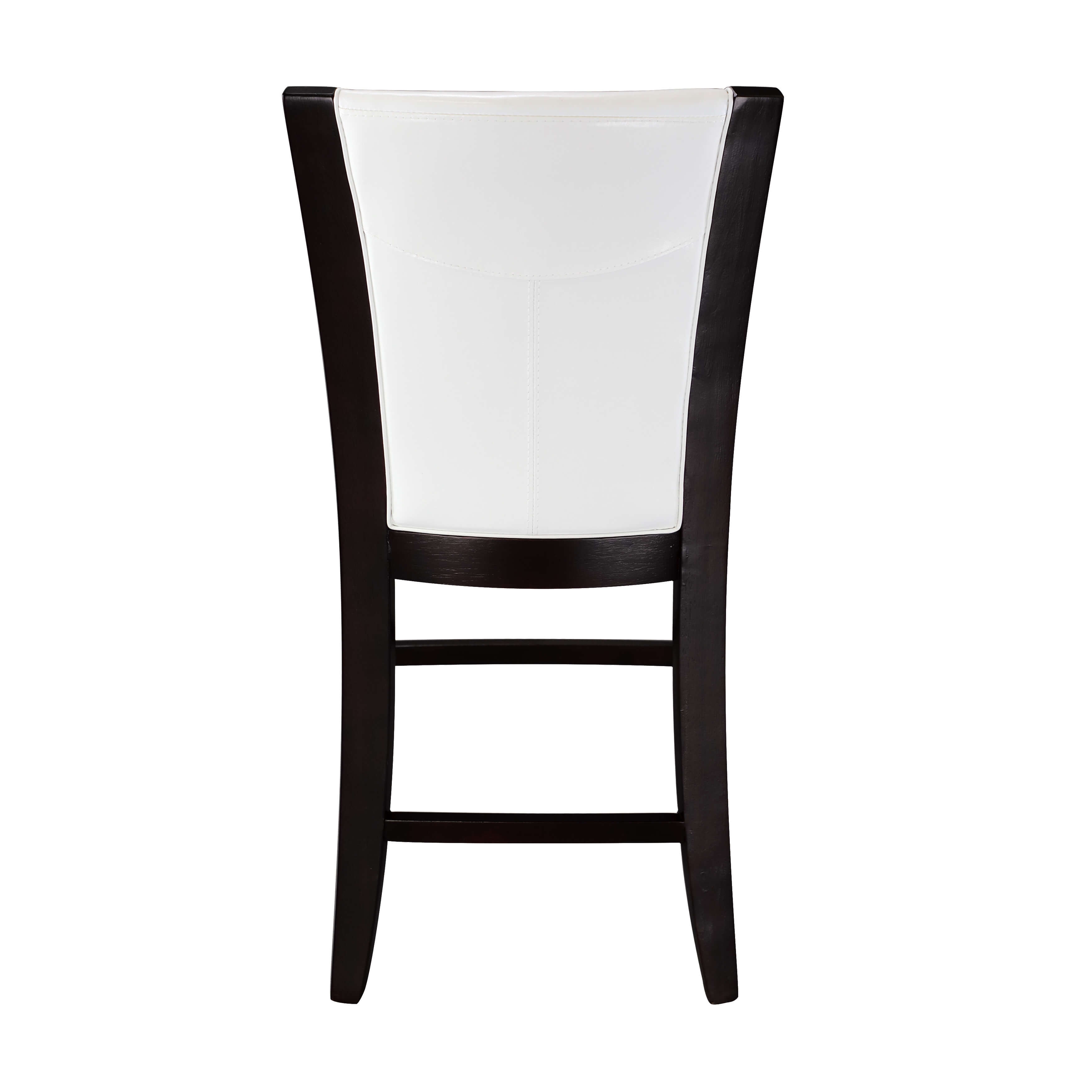 Daisy Transitional Vinyl/Wood Counter Dining Chair