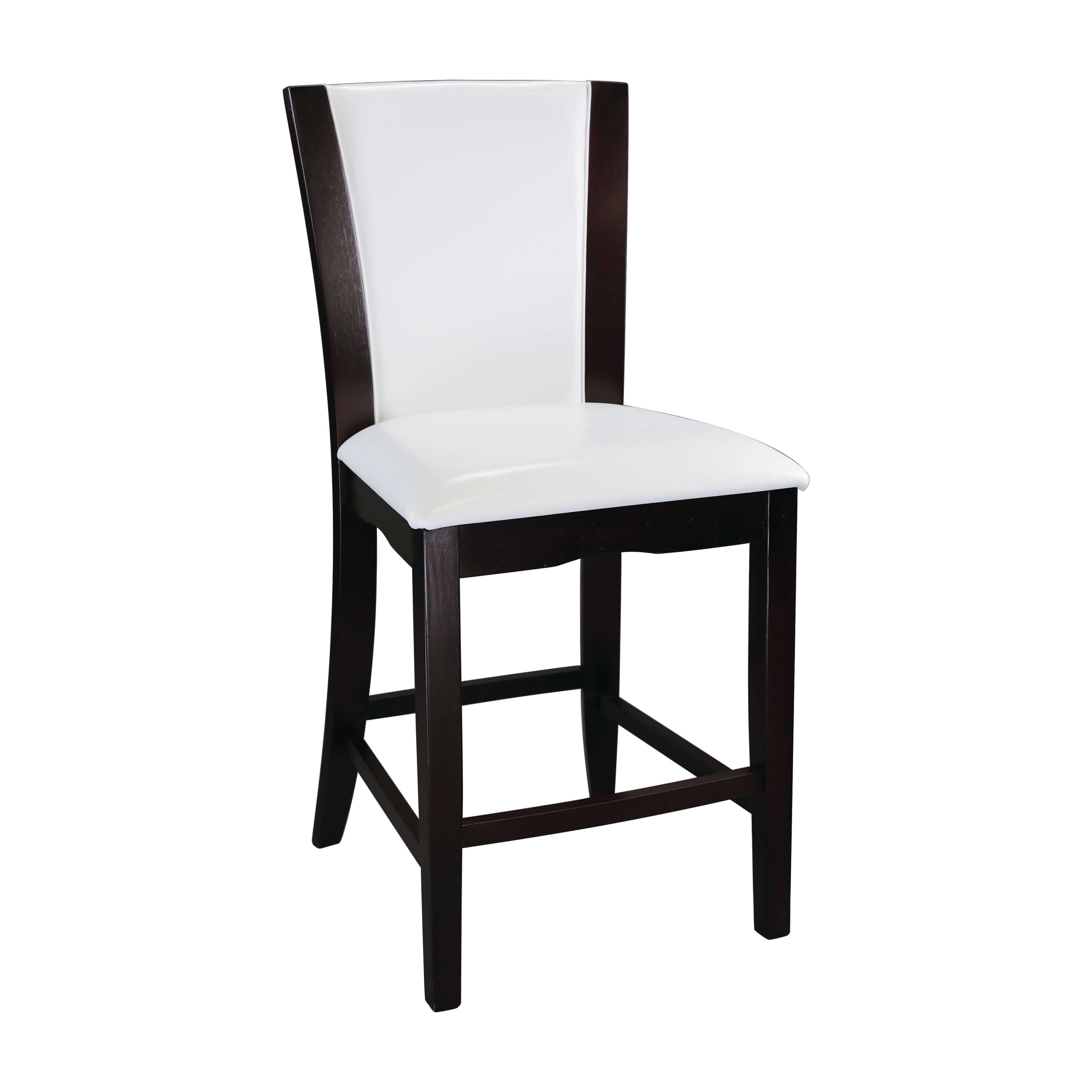 Daisy Sqaure Wood/Glass Counter Height Set