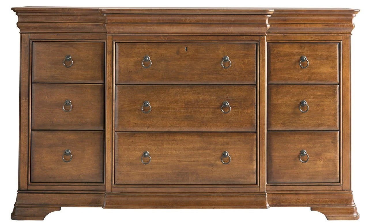 New Lou Wood Sleigh Bedroom Set