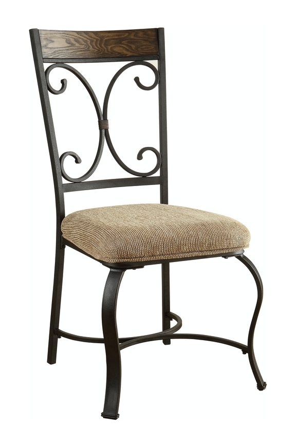 Kiele Fabric/Metal Dining Chair