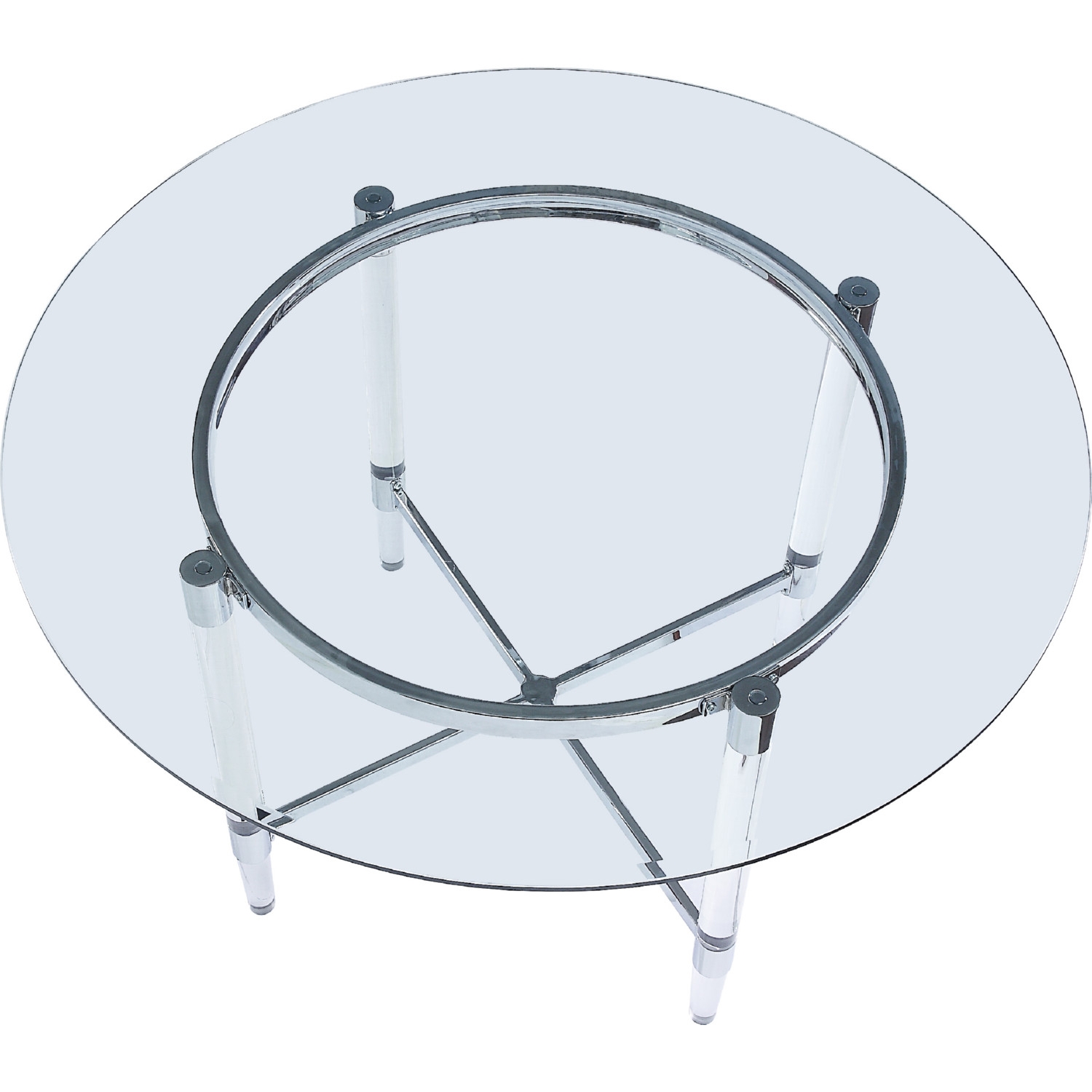 Daire Glass Round Dining Room Set