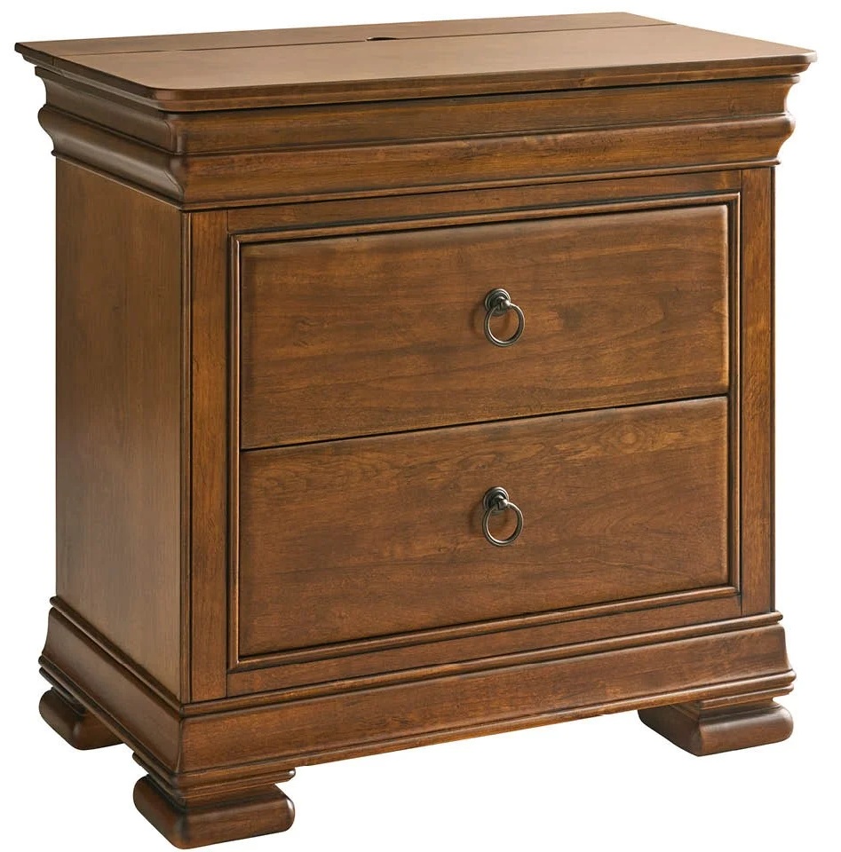 New Lou Wood Sleigh Bedroom Set