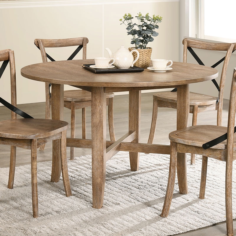 Kendric Wood Round Dining Table