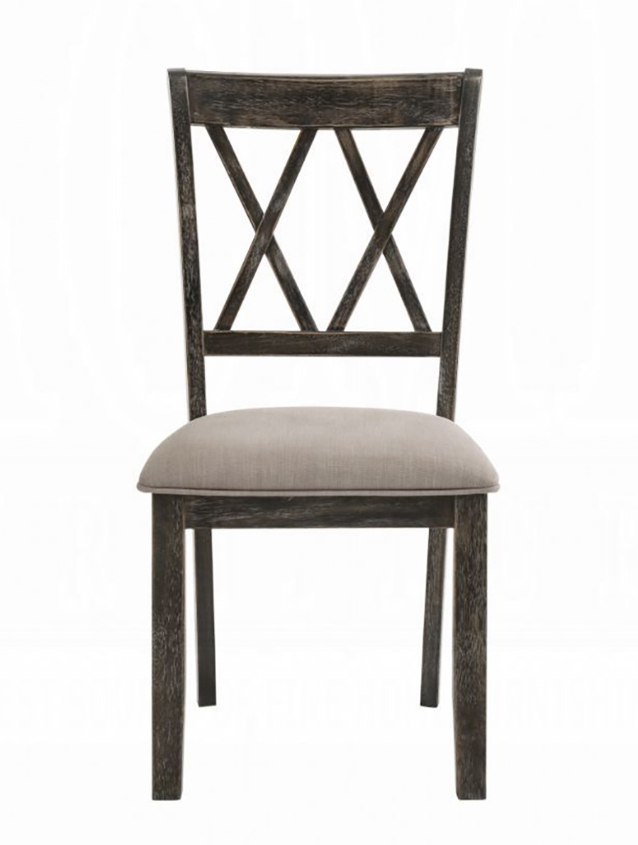 Claudia II Fabric/Wood Dining Chair