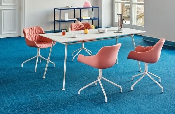 New School MDF/Metal Rectangular Meeting Conference Table