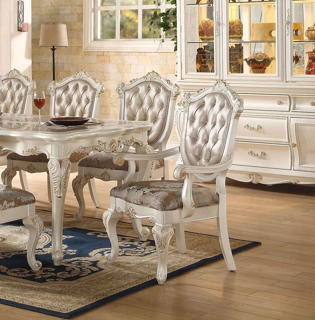 Chantelle PU/Fabric Dining Armchair