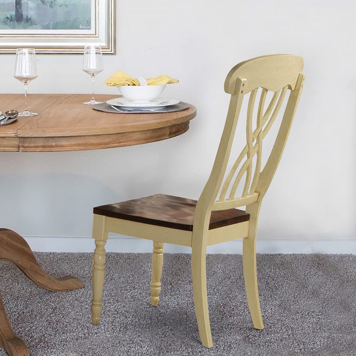 Dylan Wood Round Dining Room Set