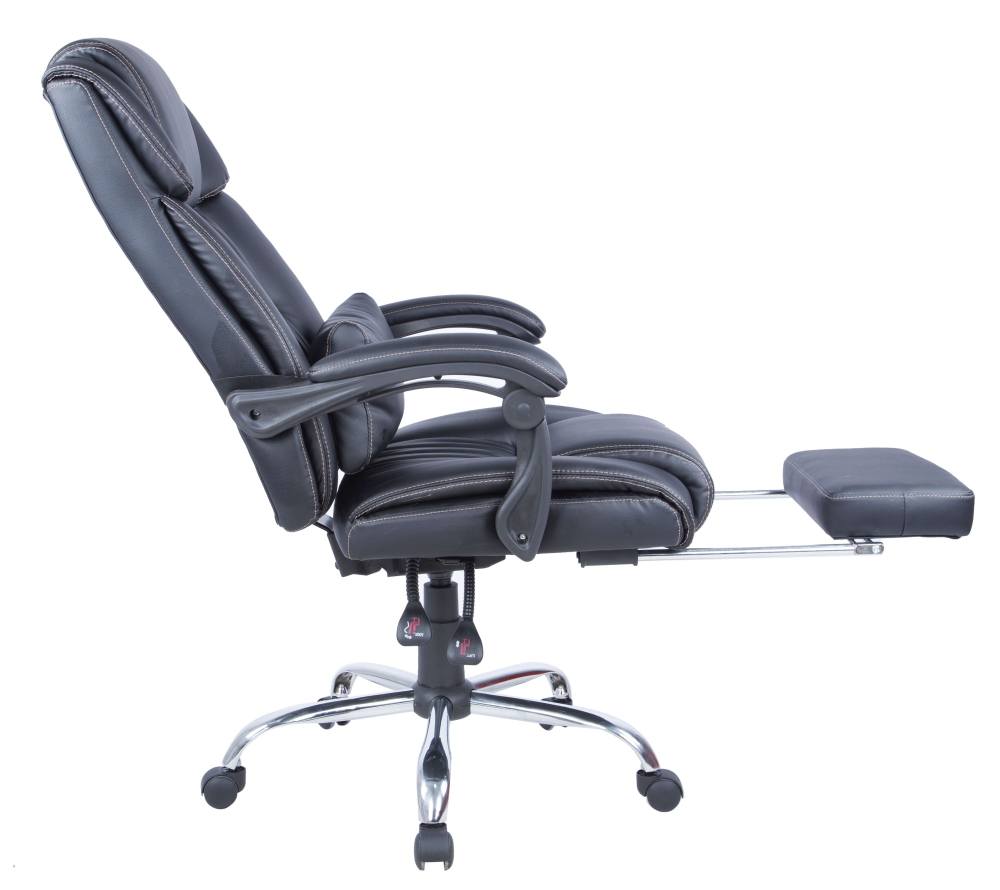 7200 PU Computer Chair w/Extendable Footrest