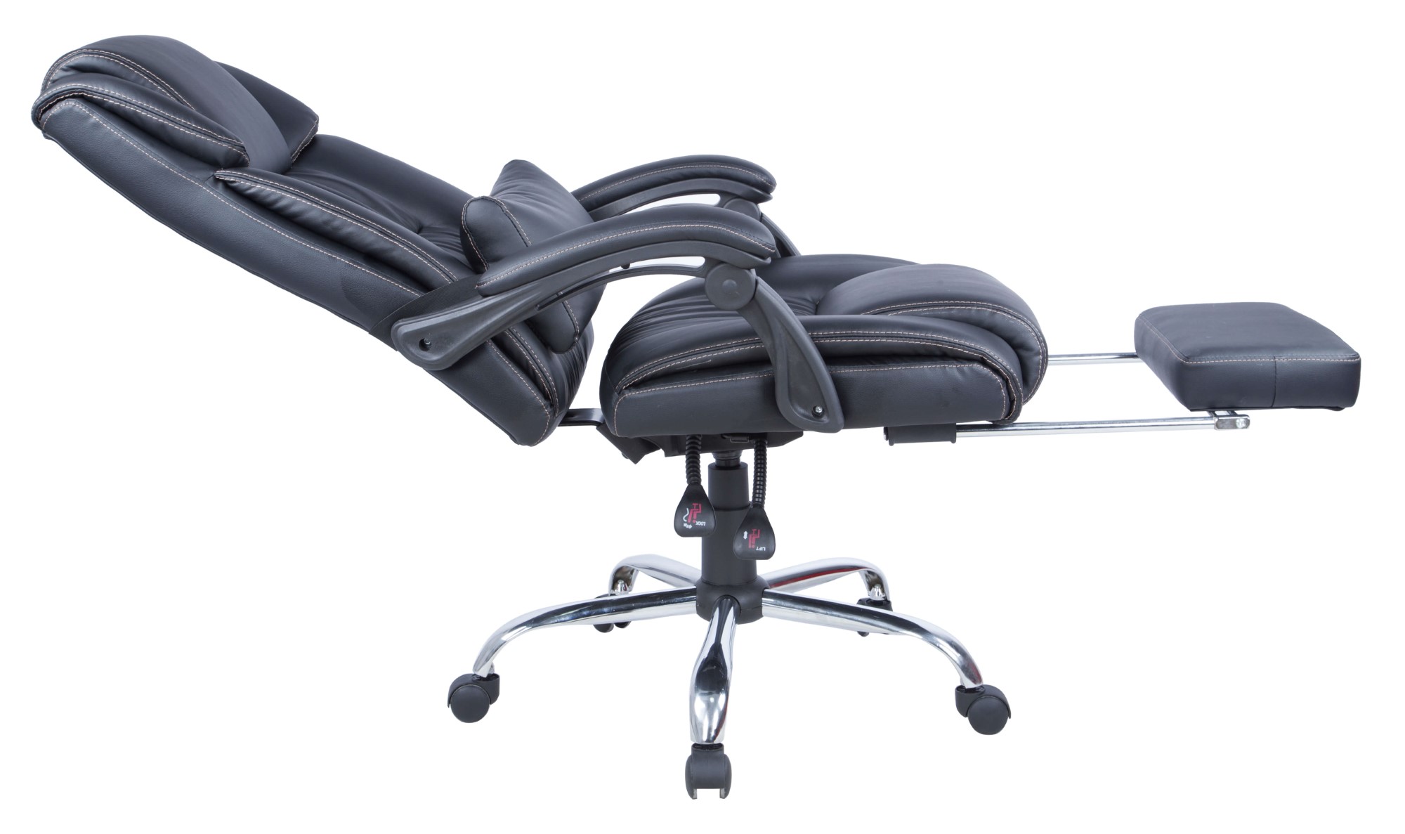 7200 PU Computer Chair w/Extendable Footrest
