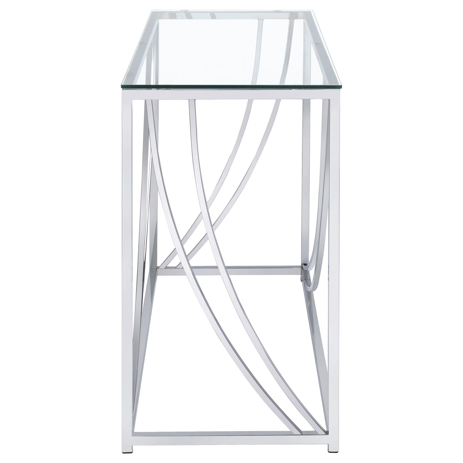 Lille Glass Top Rectangular Sofa Table