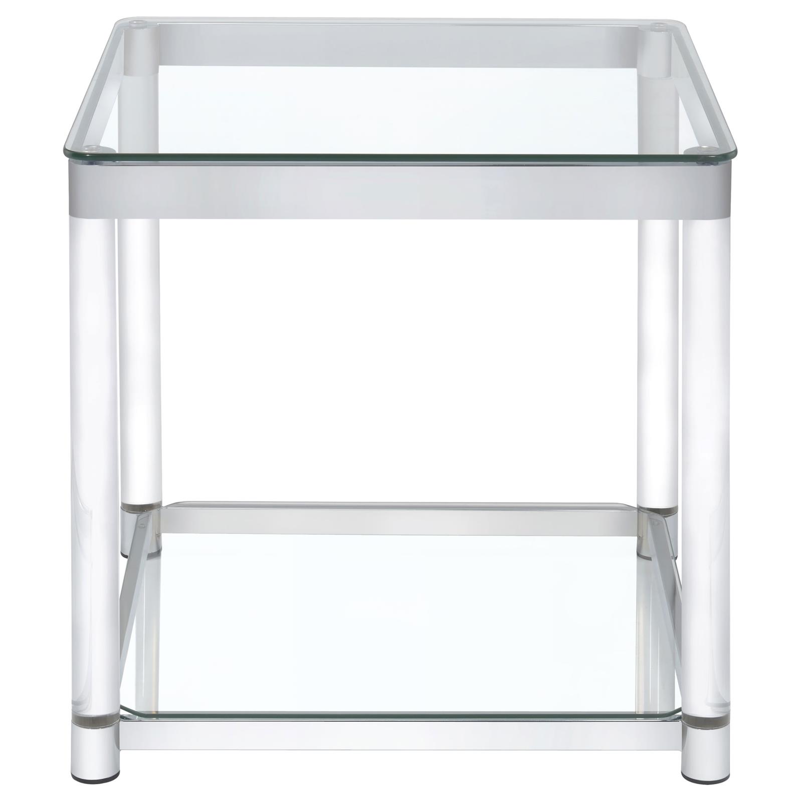 Anne End Table with Lower Shelf