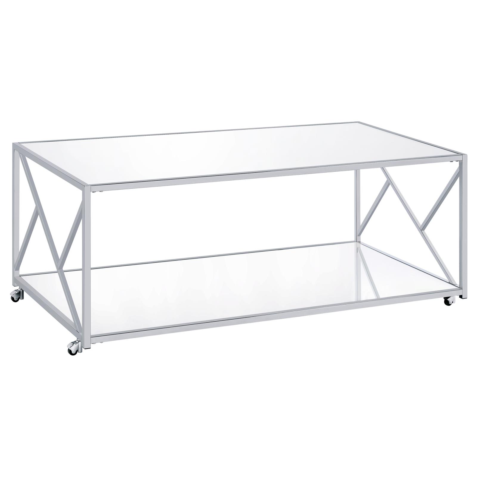 Provins 3-piece Mirrored Occasional Table Set