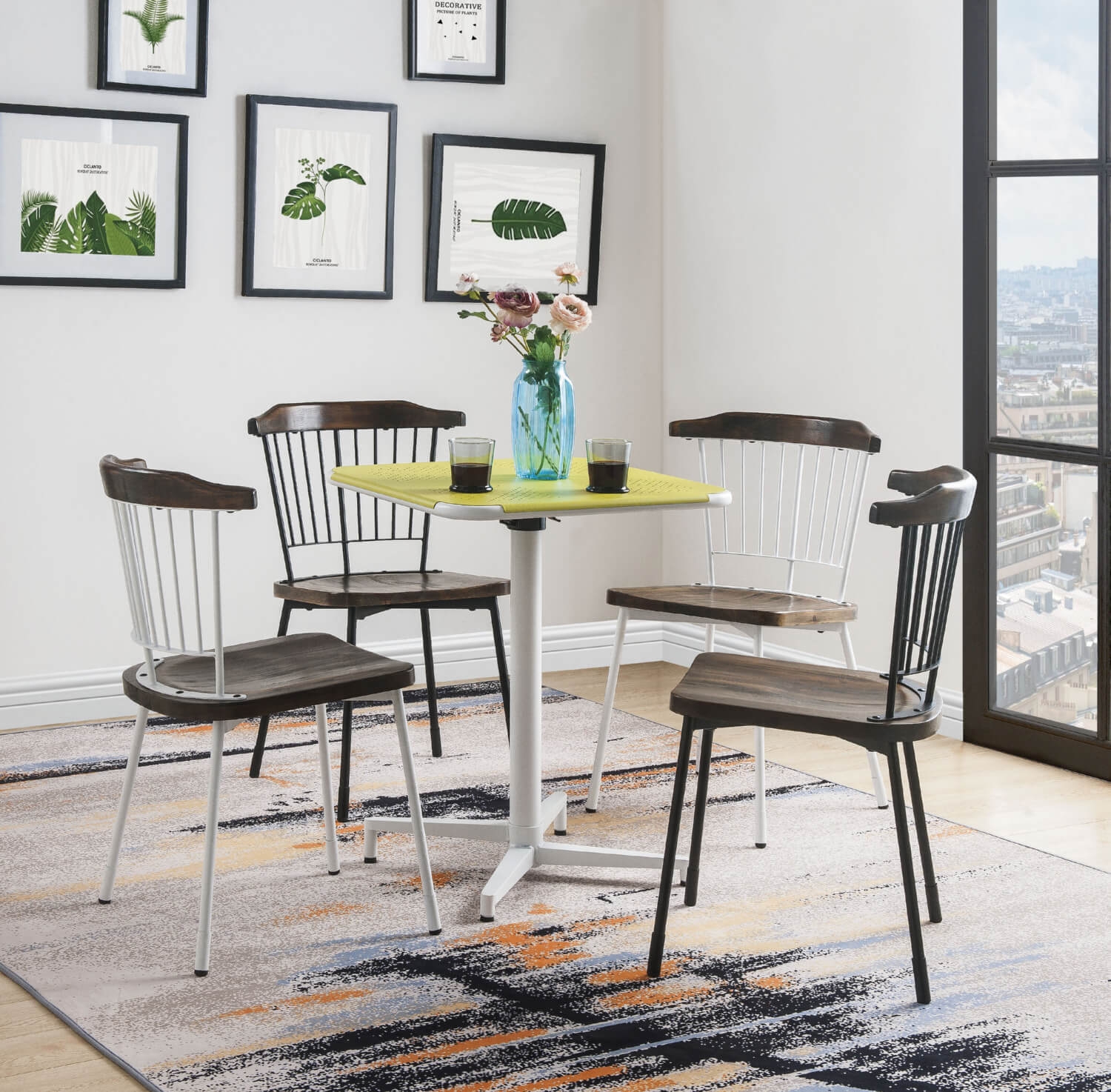 Olson Metal Square Folding Table