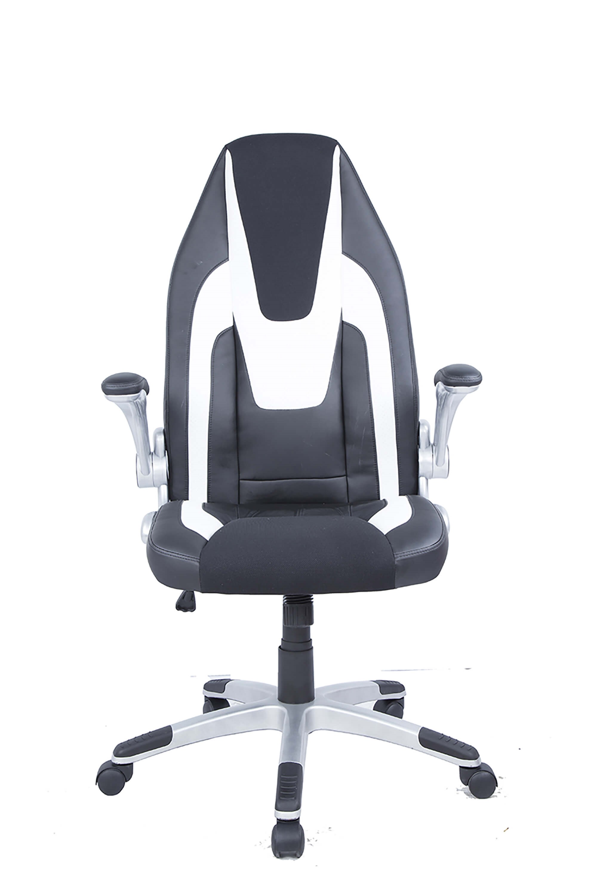 7214 2-Tone Adjustable Height PU Computer Chair