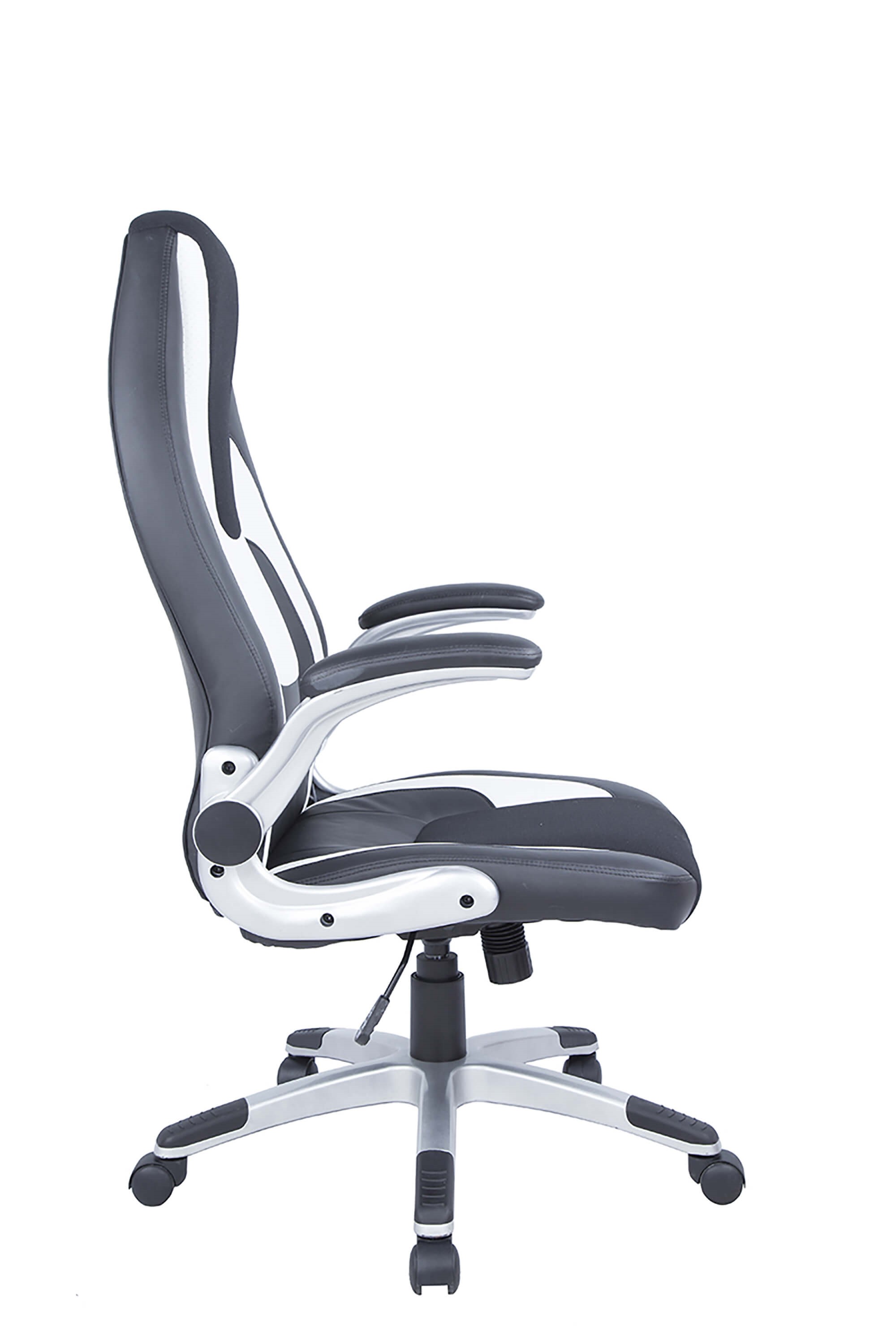 7214 2-Tone Adjustable Height PU Computer Chair