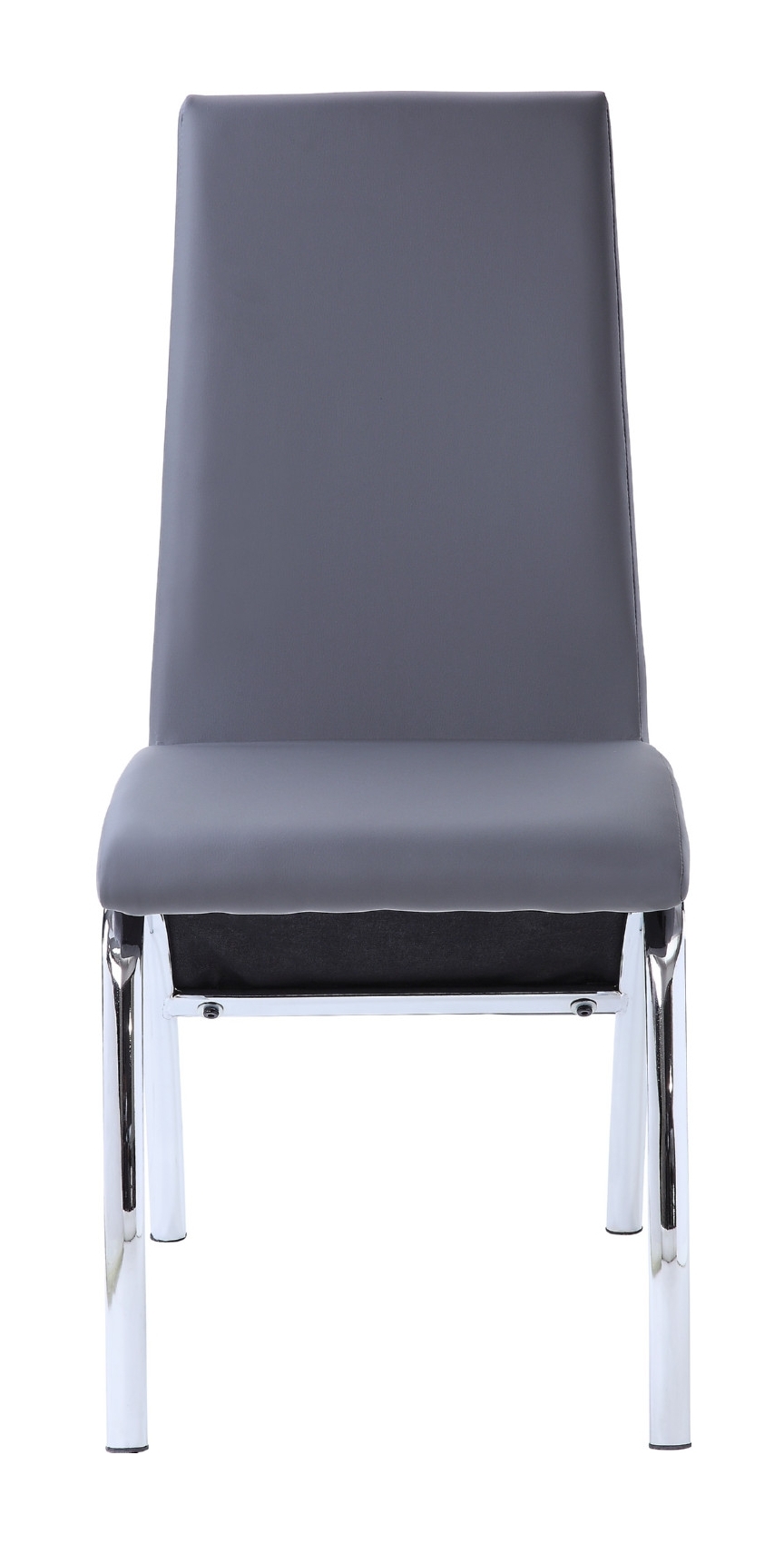 Noland Leatherette/Chromed Dining Side Chair