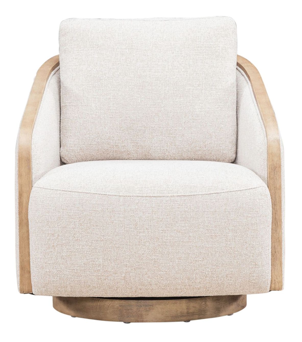 Nora Fabric Swivel Accent Chair | Comfortable Armchair | Liberty