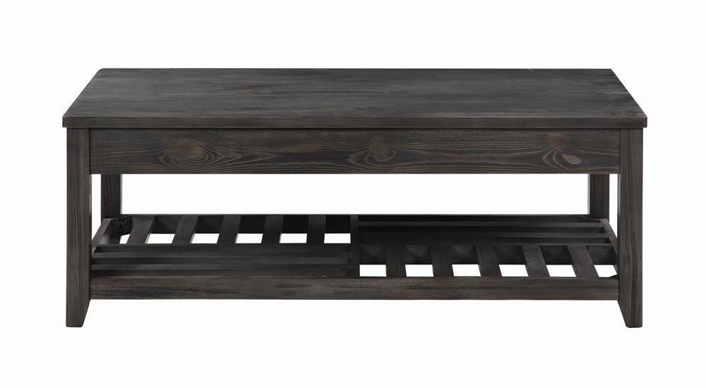 Cliffview Lift Top Coffee Table with Storage Cavities