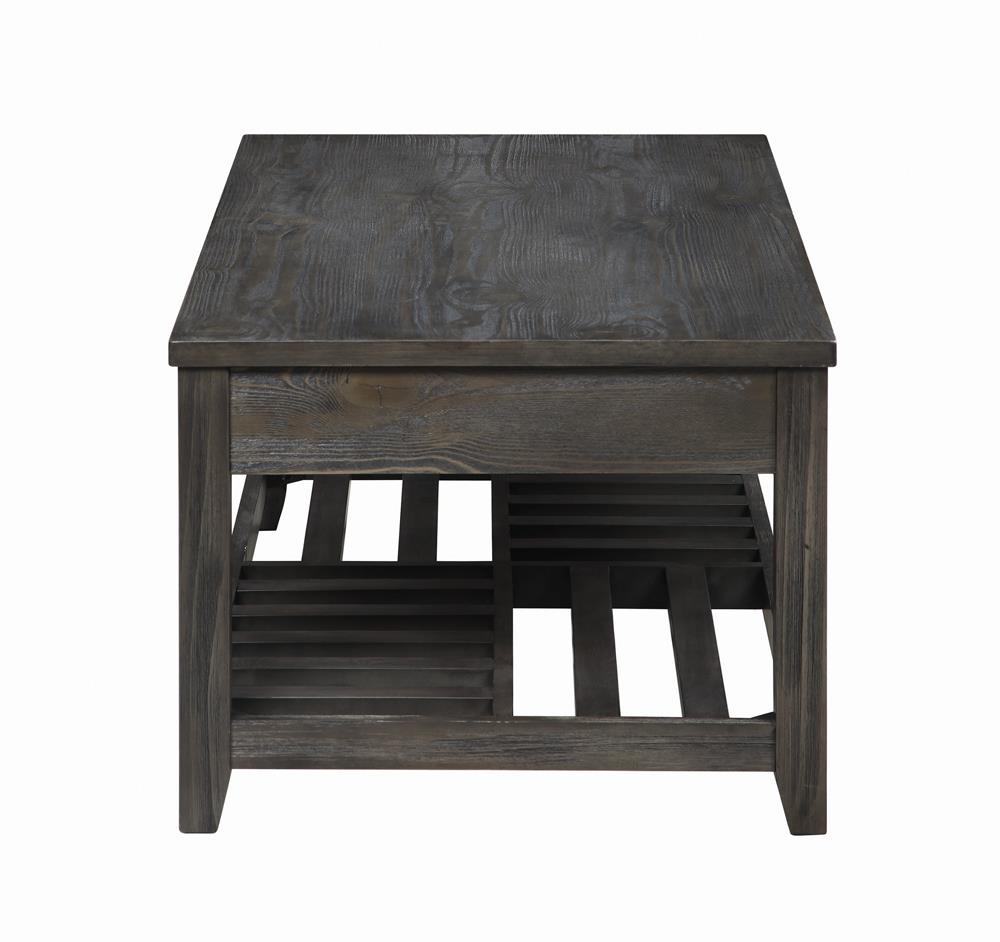 Cliffview Lift Top Coffee Table with Storage Cavities