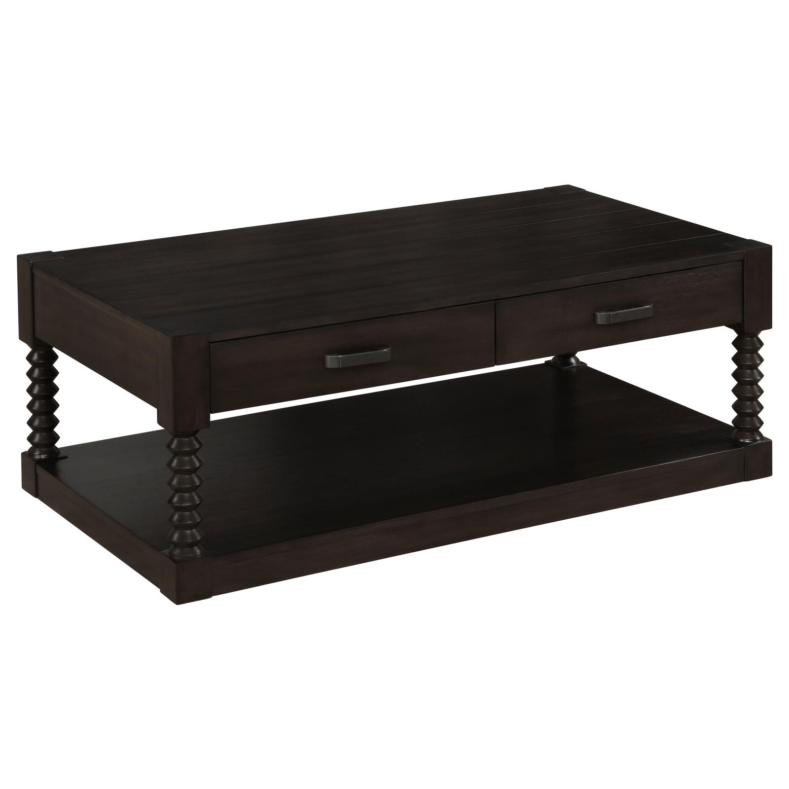 Meredith Wood/Wood Veneer 2-drawer Coffee Table