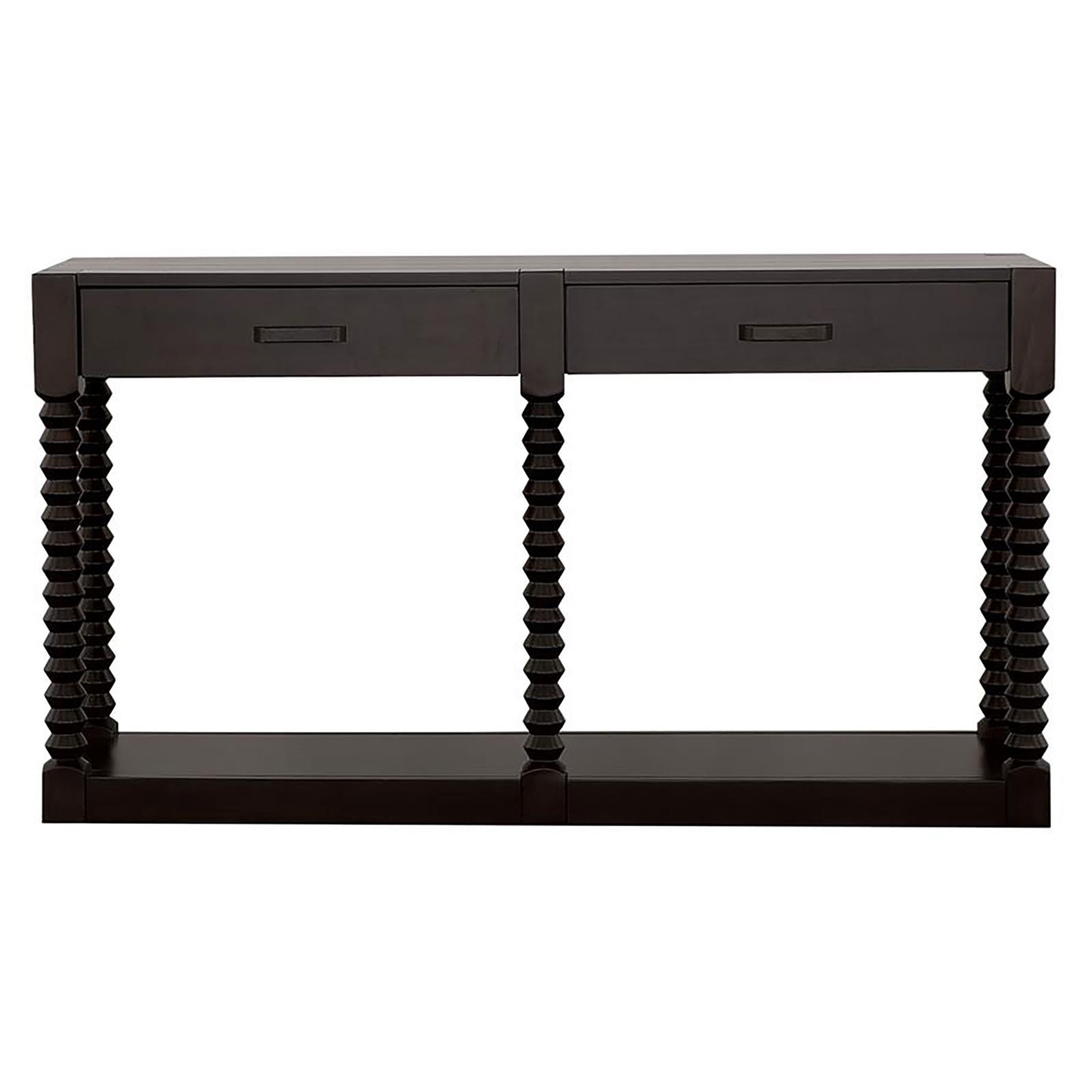 Meredith Wood/Wood Veneer 2-drawer Sofa Table
