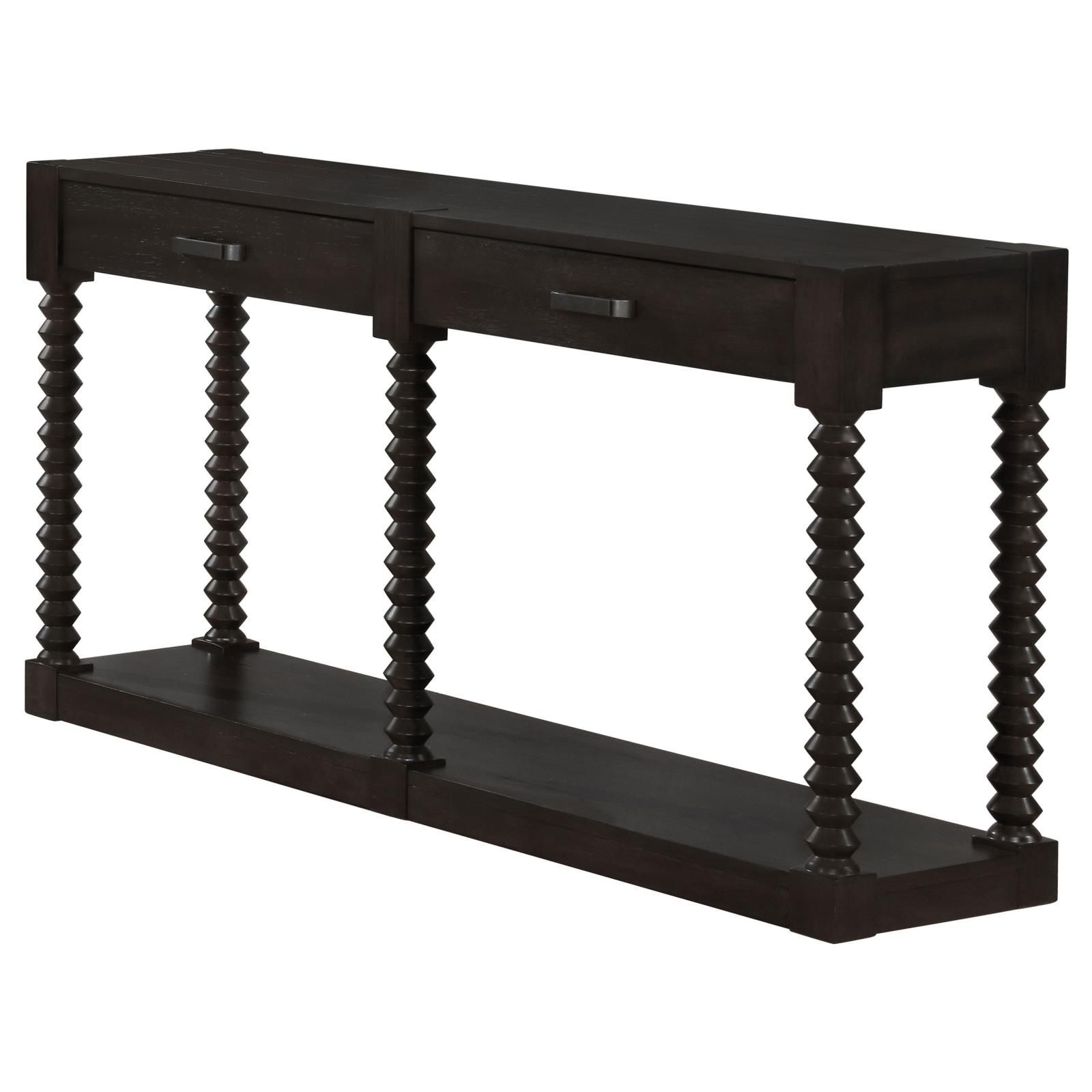 Meredith Wood/Wood Veneer 2-drawer Sofa Table