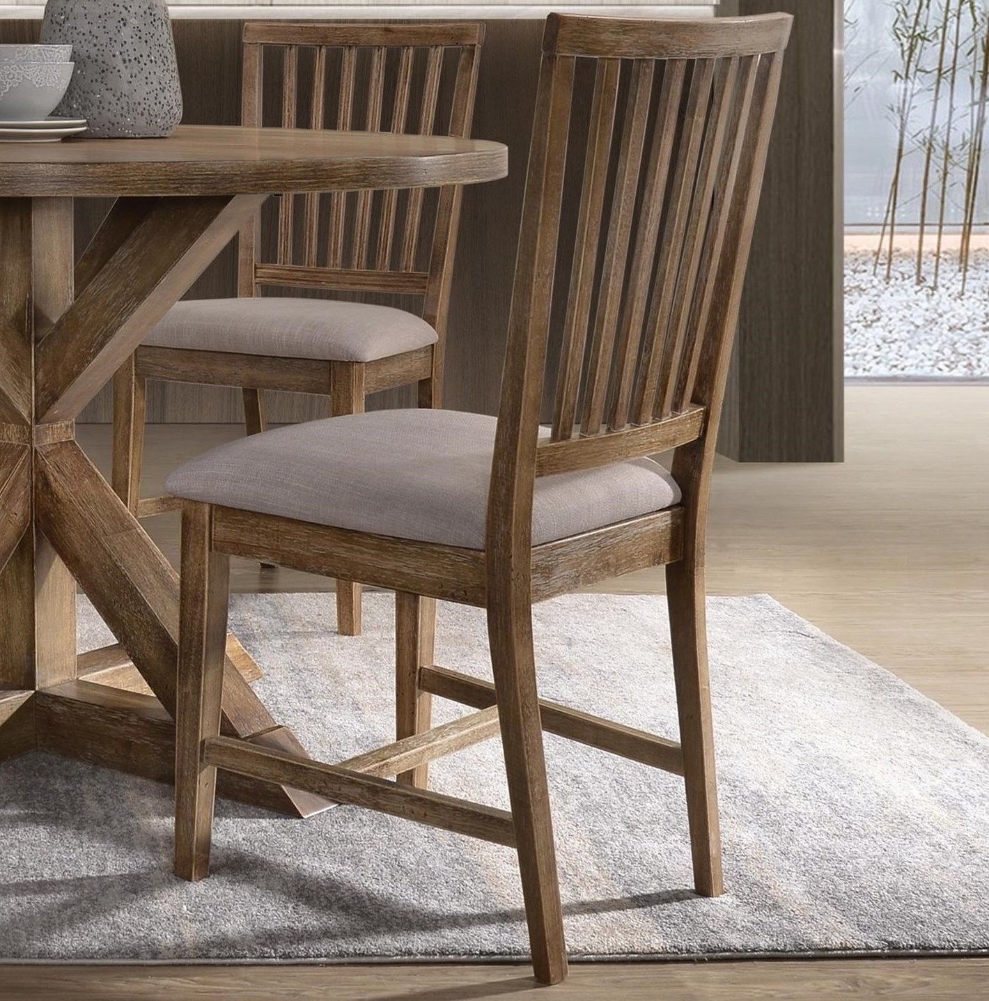 Wallace II Fabric/Wood Dining Chair