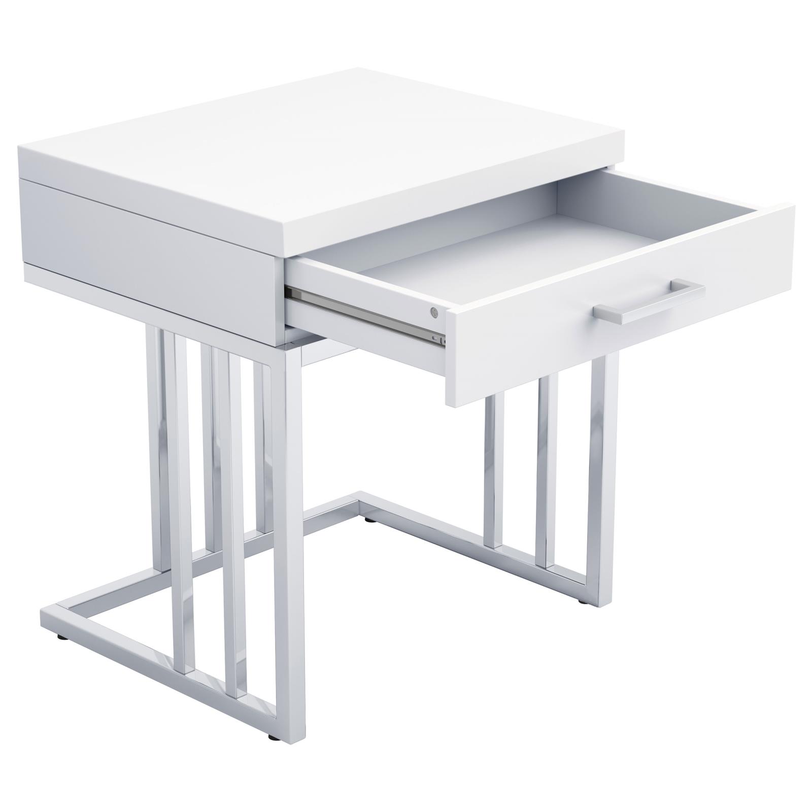 Dalya 1-drawer Rectangular End Table
