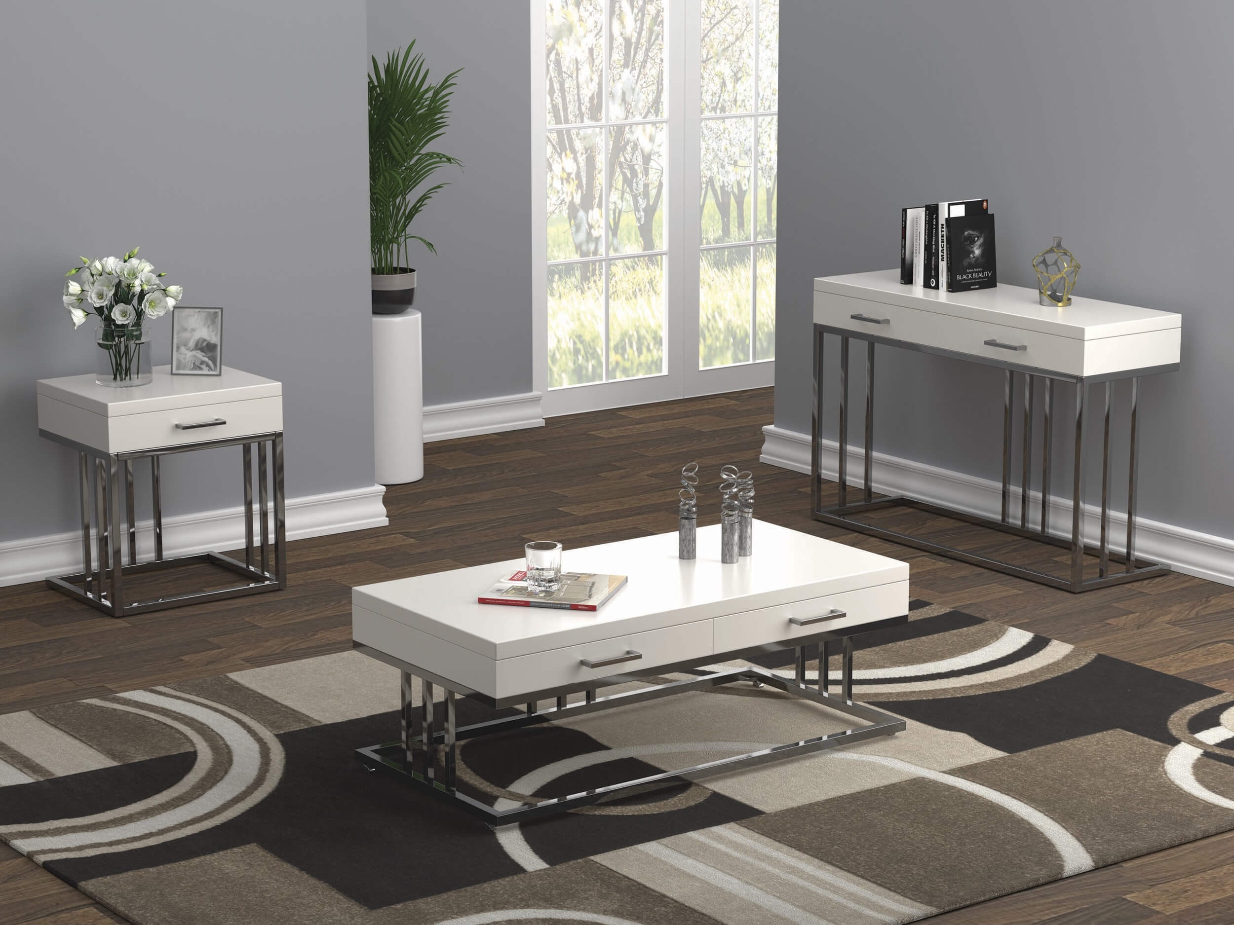 Dalya 2-drawer Rectangular Coffee Table