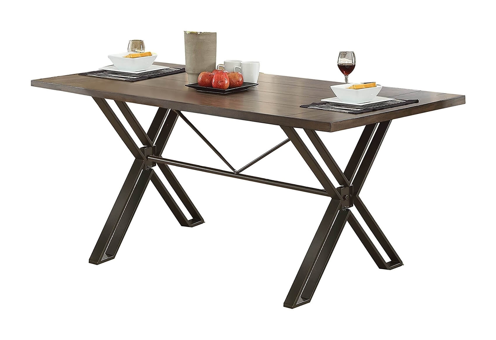 Jodoc Wood/Metal Dining Set