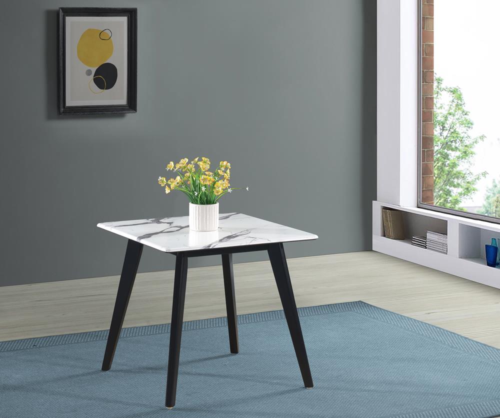 Bayhill Square Faux Marble Top End Table