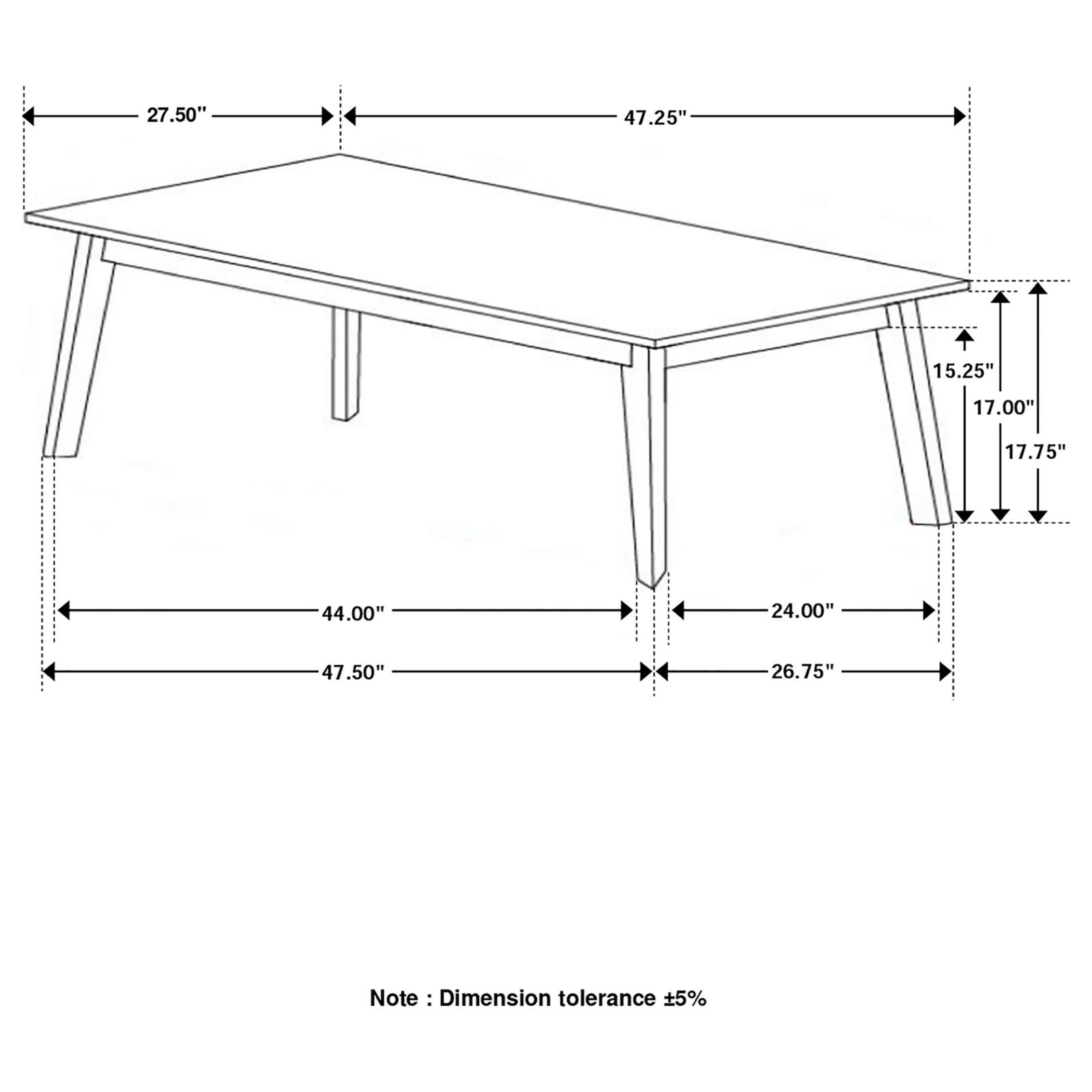Bayhill Faux Marble Rectangle Coffee Table