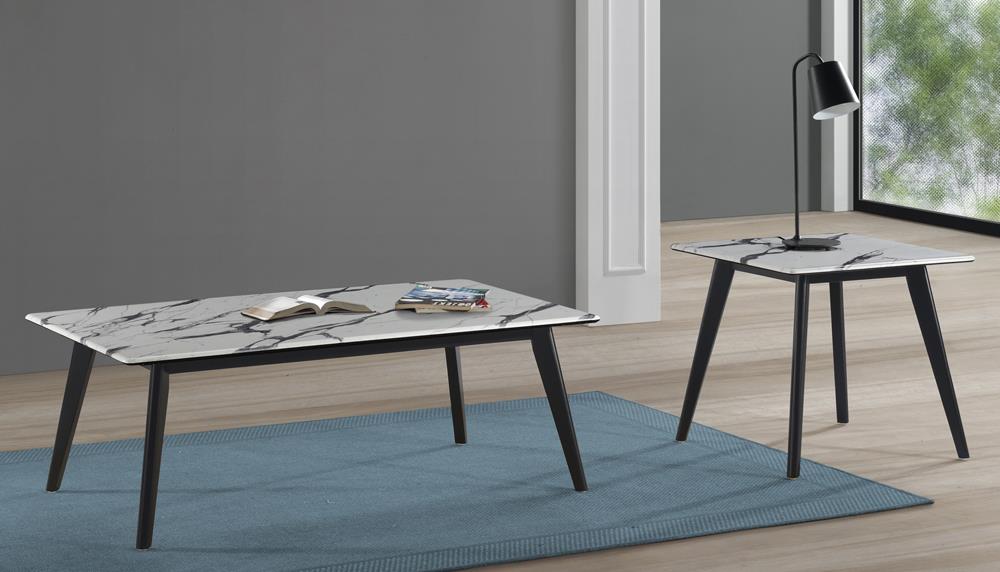 Bayhill Faux Marble Rectangle Coffee Table