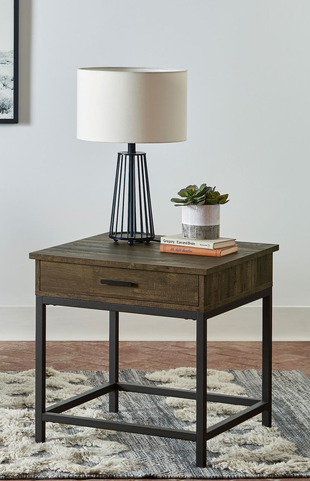 Byers Square 1-drawer End Table