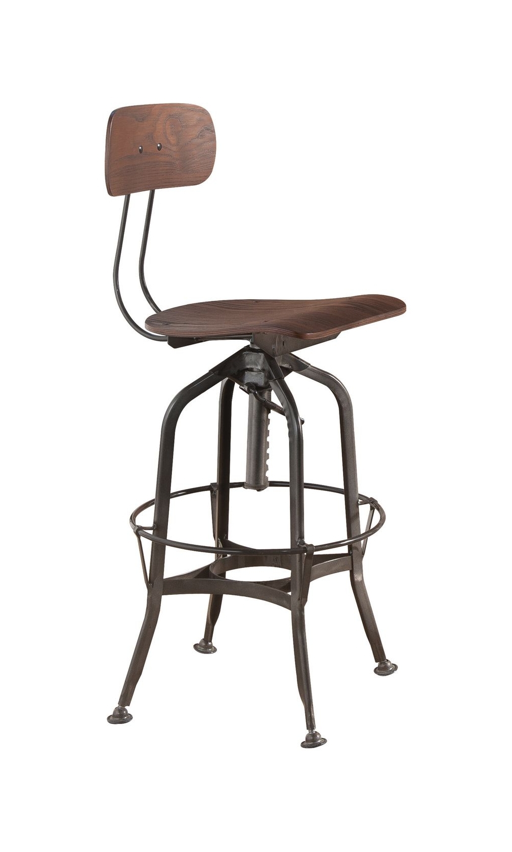 Kaeso Wood/Metal Round Adjustable Bar Set