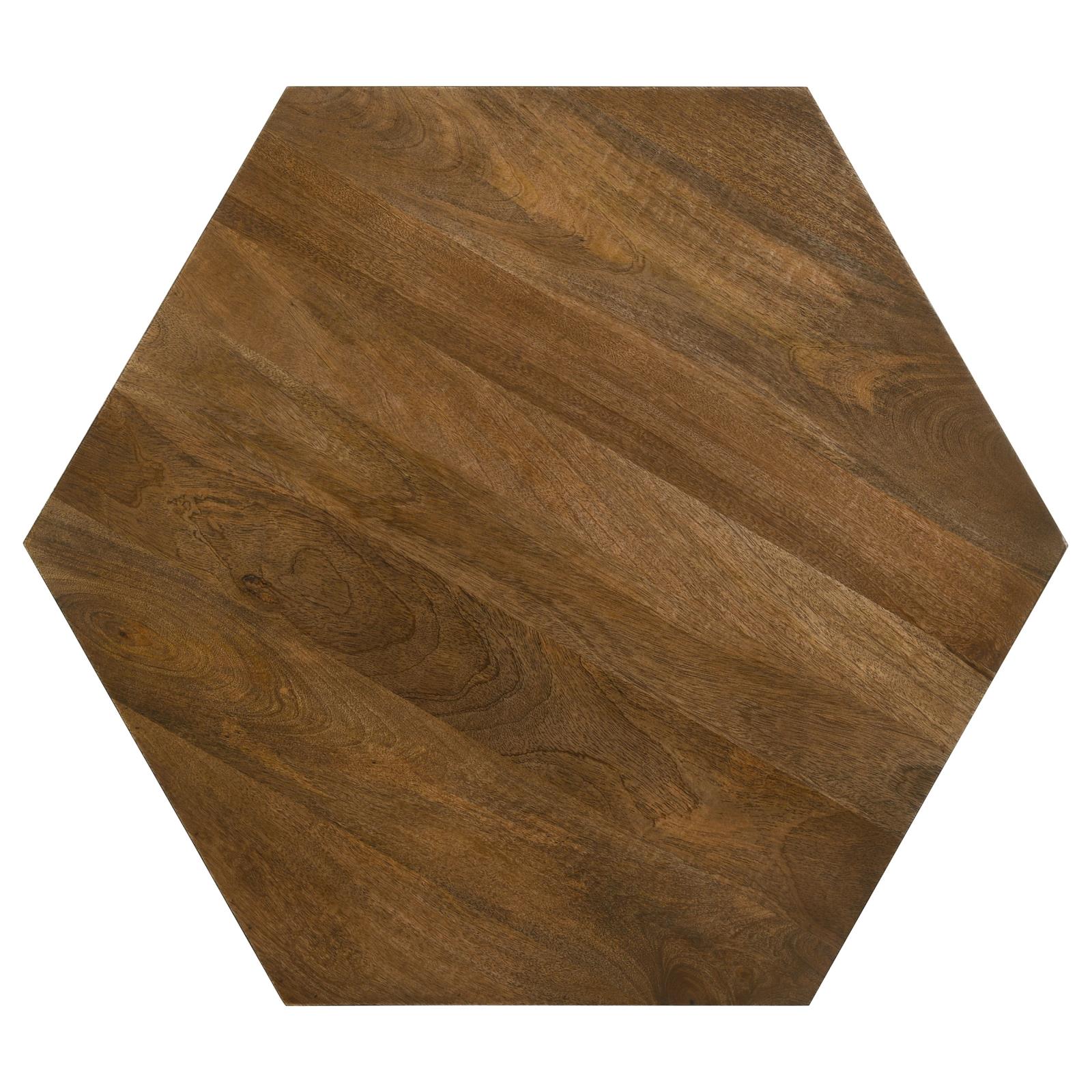 Zalika Mango Wood Hexagonal Coffee Table