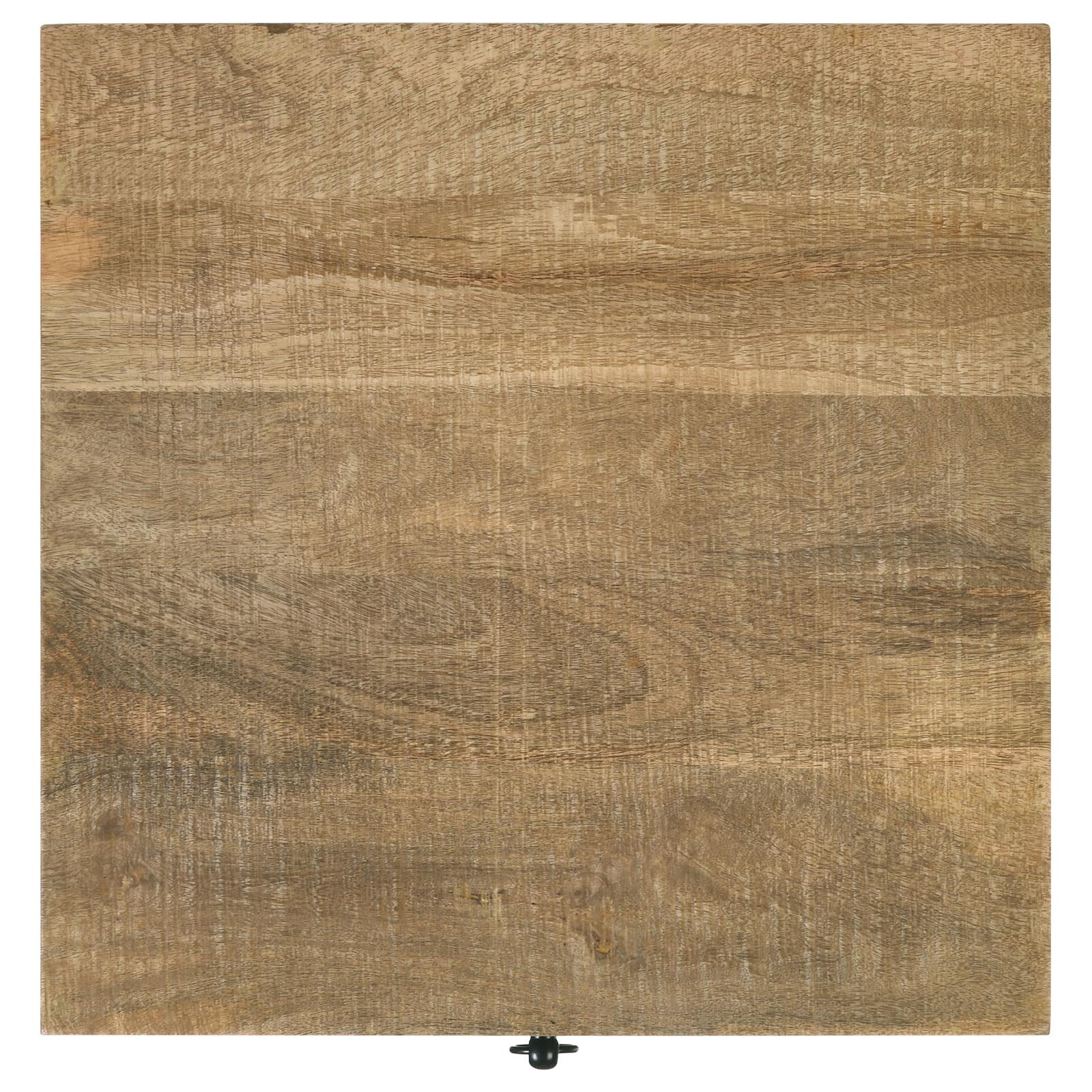 Zabel Wood Square 1-drawer End Table