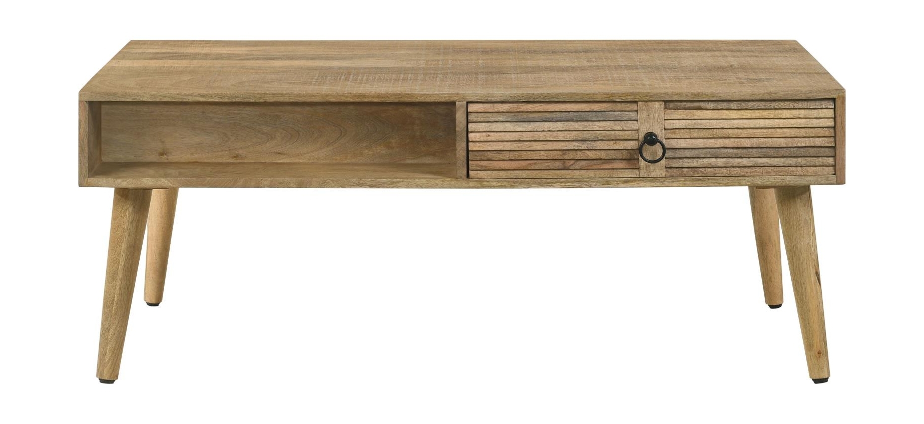 Zabel Wood Rectangular 1-drawer Coffee Table