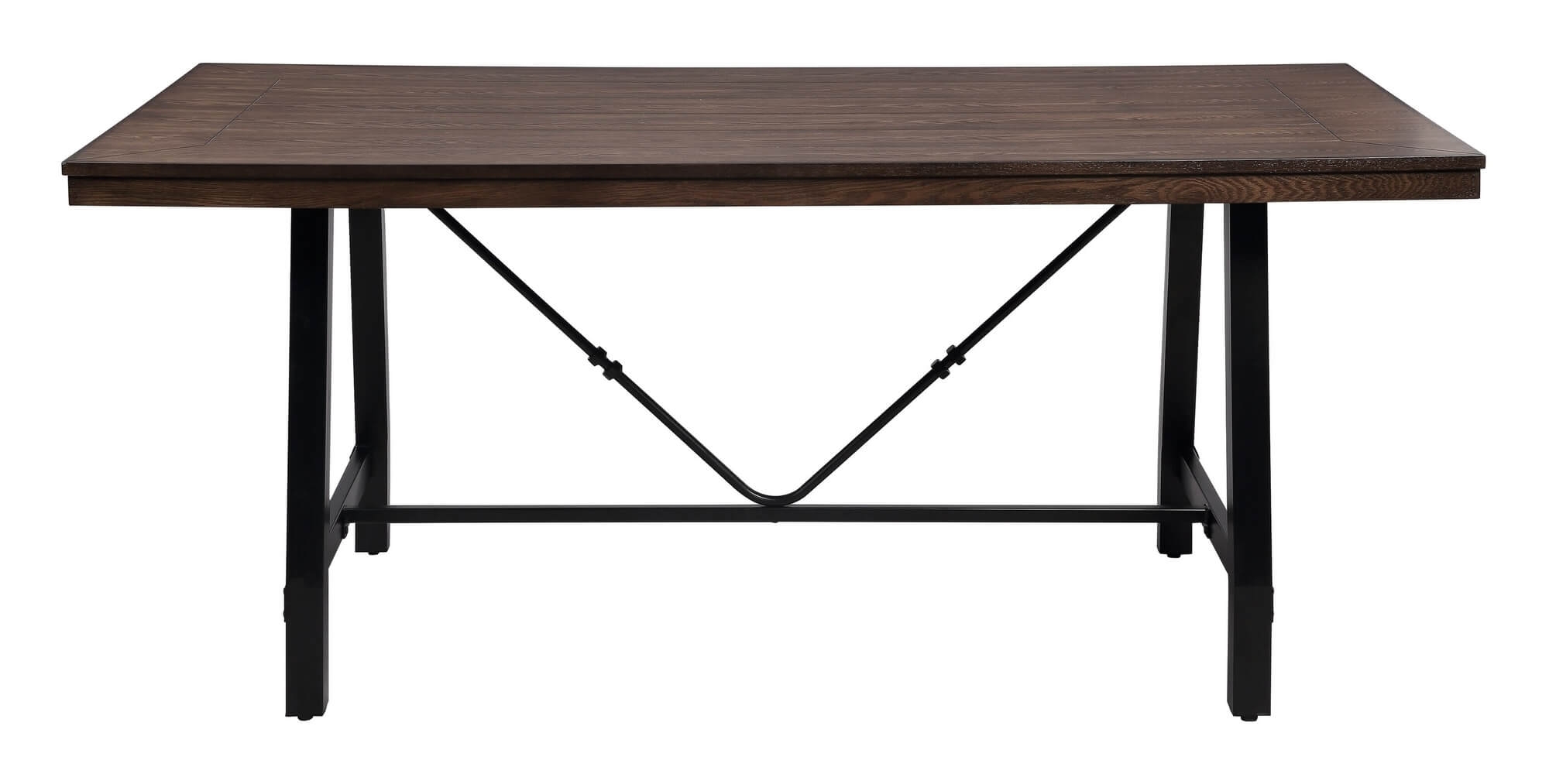 Mariatu Wood/Metal Rectangular Dining Set