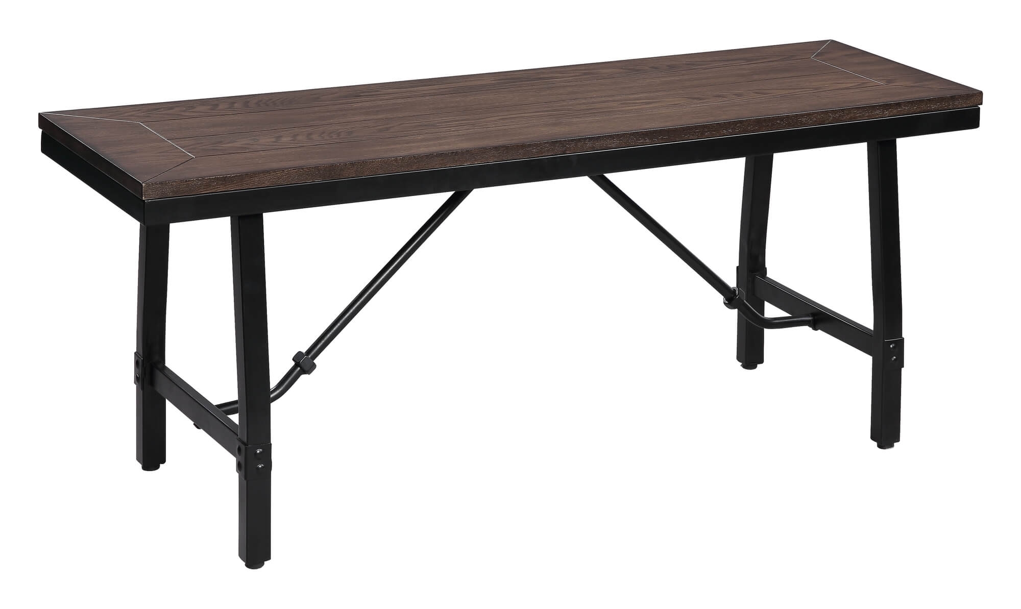 Mariatu Wood/Metal Rectangular Dining Set