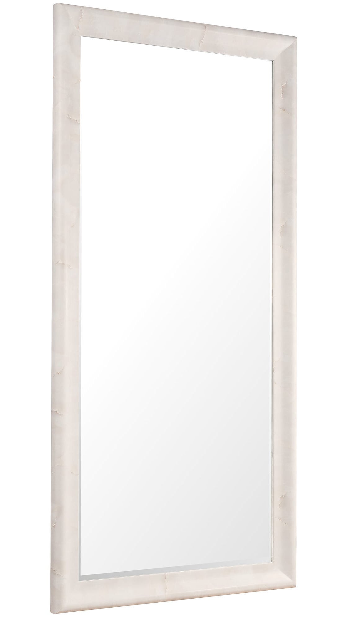 Eleana Rectangular Glass/Wood Floor Mirror