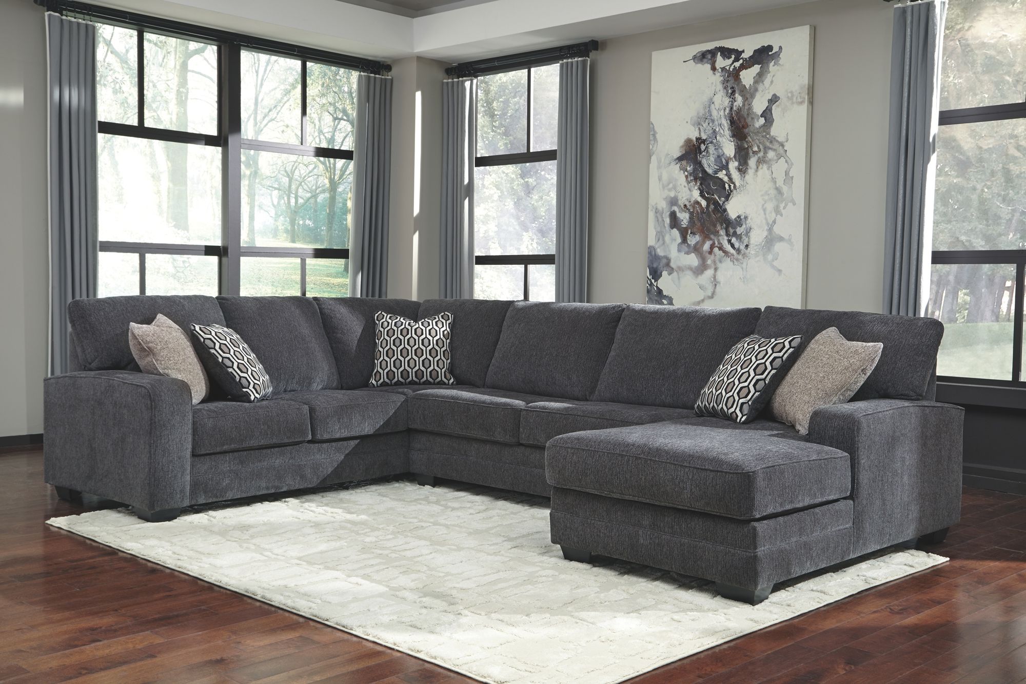Tracling 3 Piece Sectional with Chaise