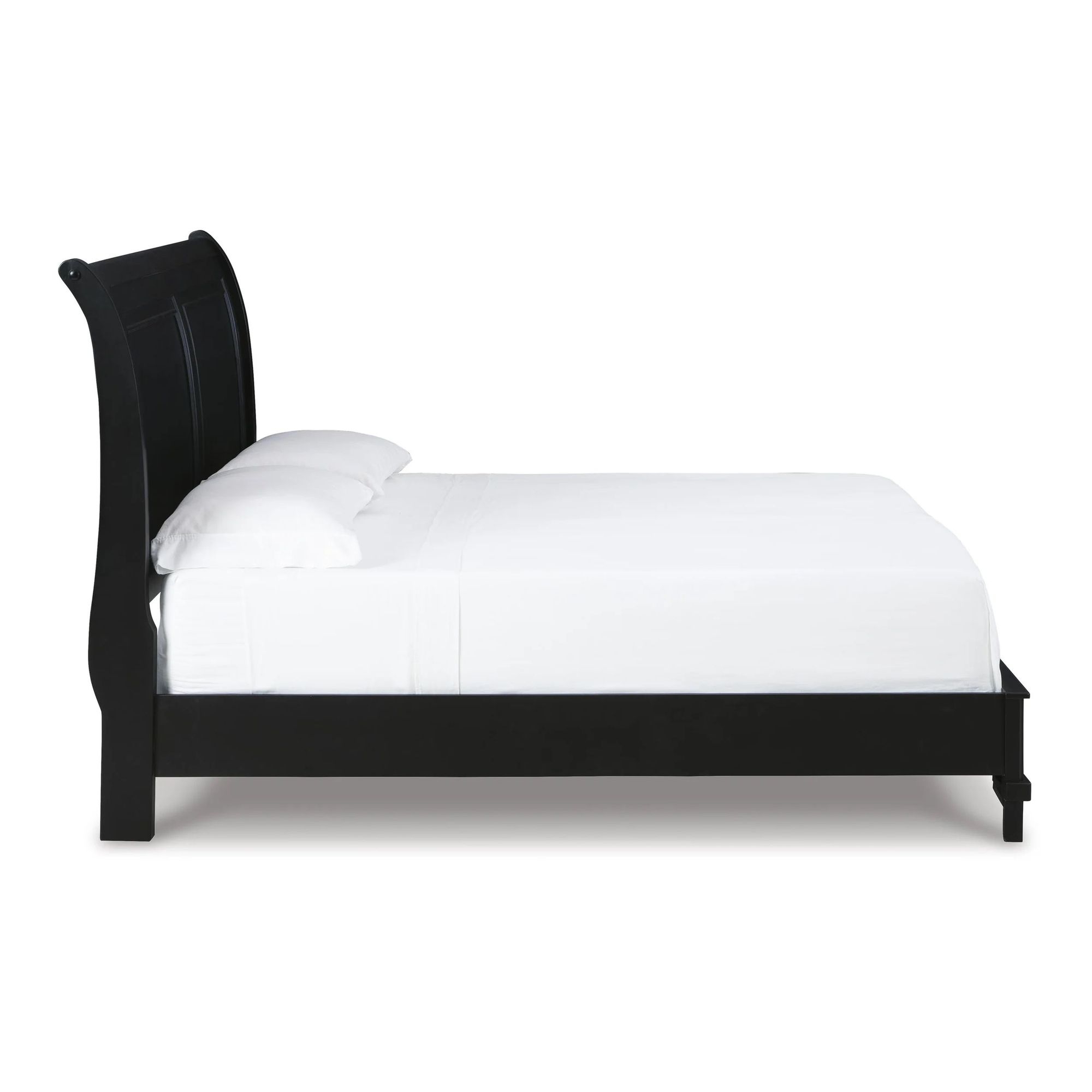 Ashley SM Chylanta Wood Veneer Sleigh Bed