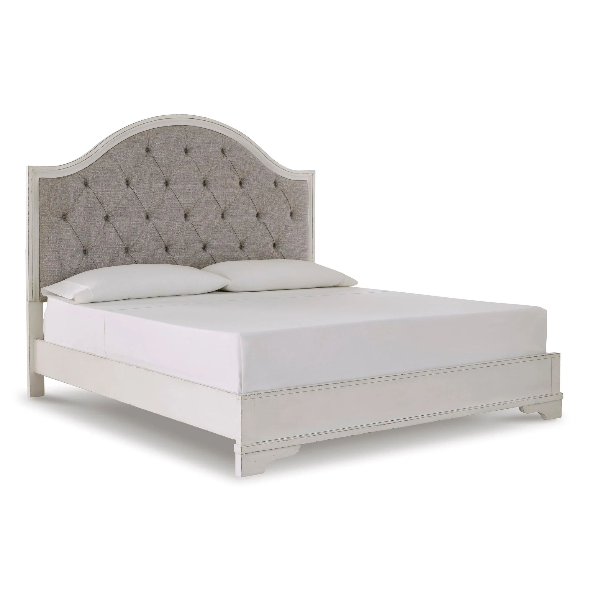 Ashley SM Brollyn Polyester Upholstered King Size Panel Bed