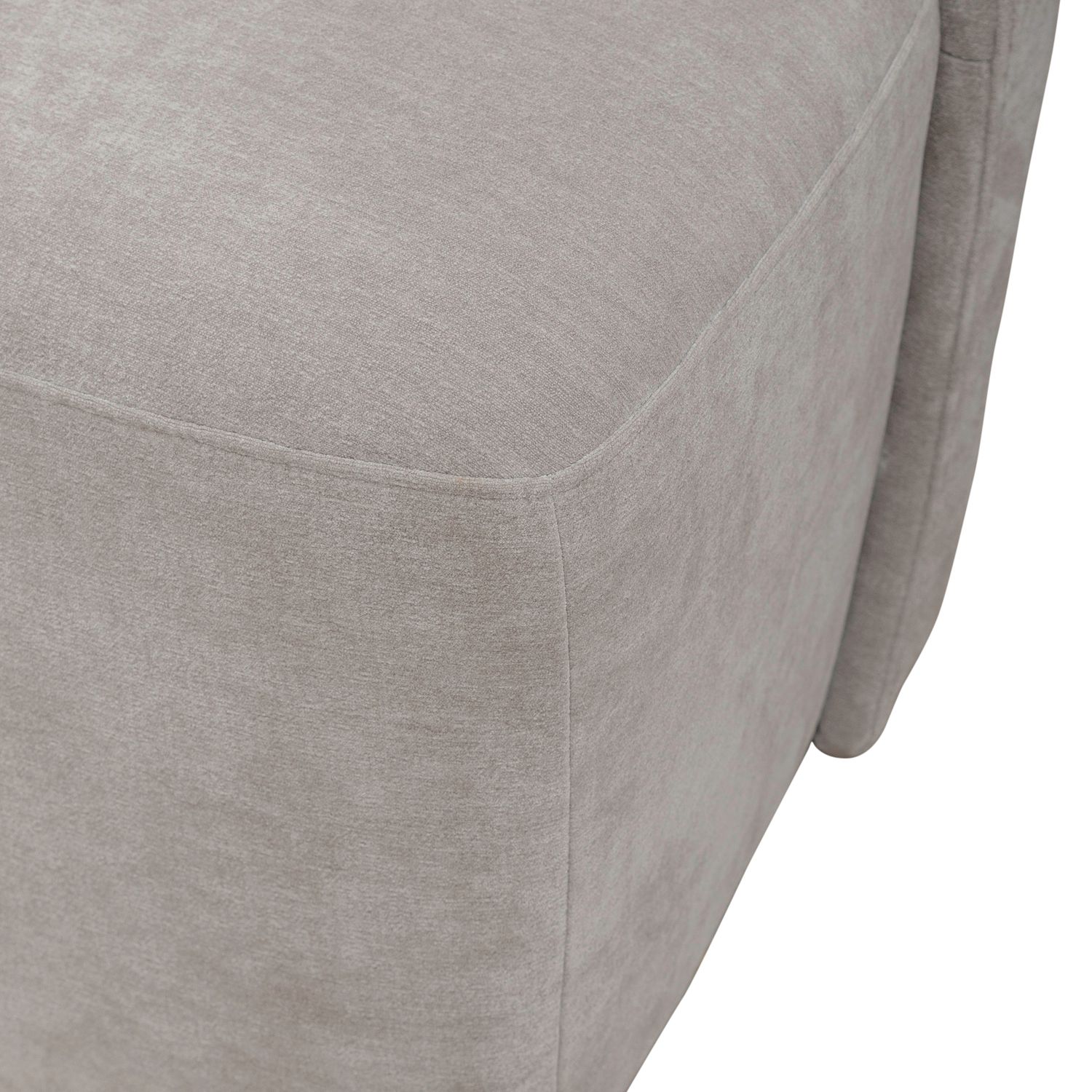 Fabric Sloping Curves Back Accent Dining Chair w/Casters
