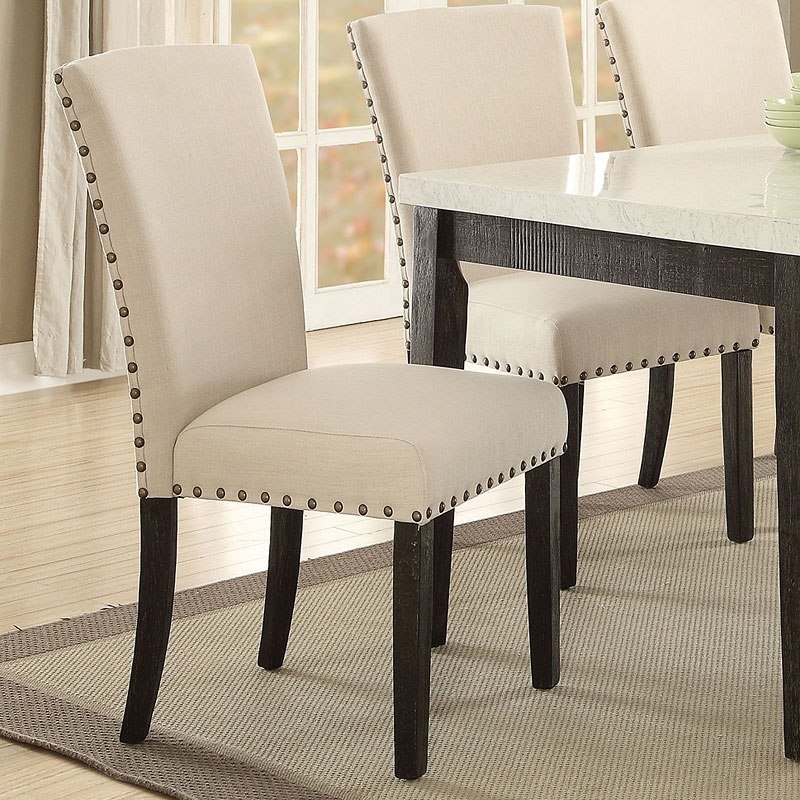 Nolan Marble/Wood Round Dining Set