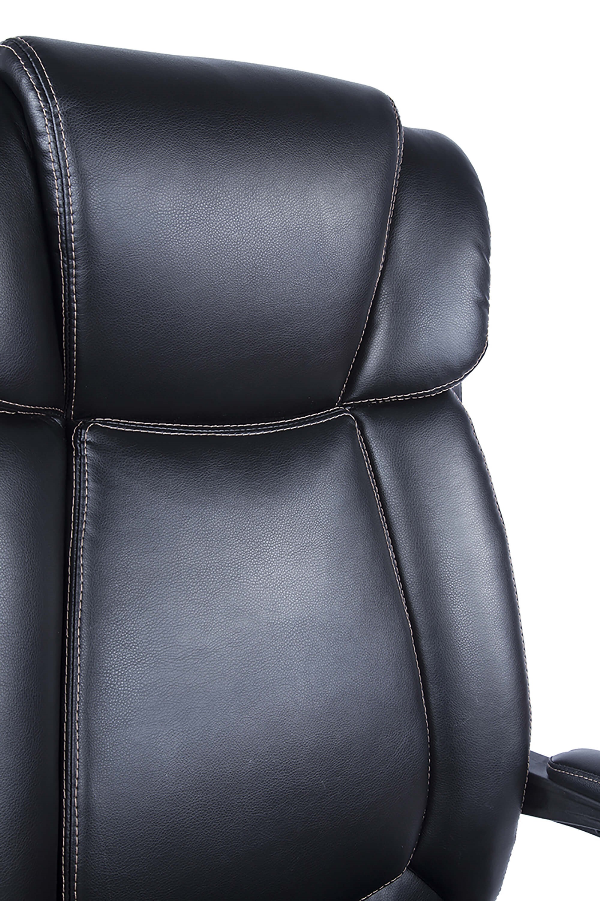7288 Adjustable Height PU Computer Chair w/Extendable Footrest