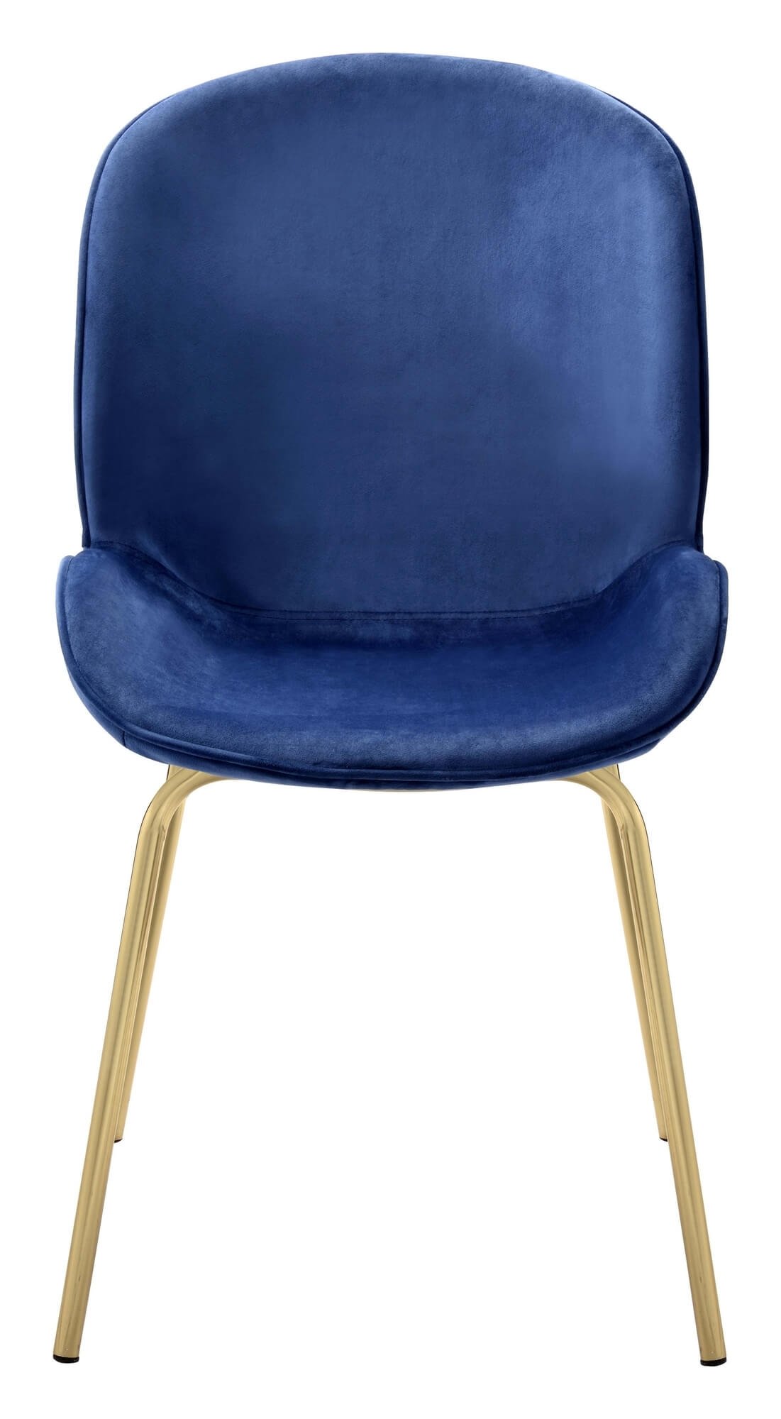 Chuchip Velvet/Metal Dining Chair