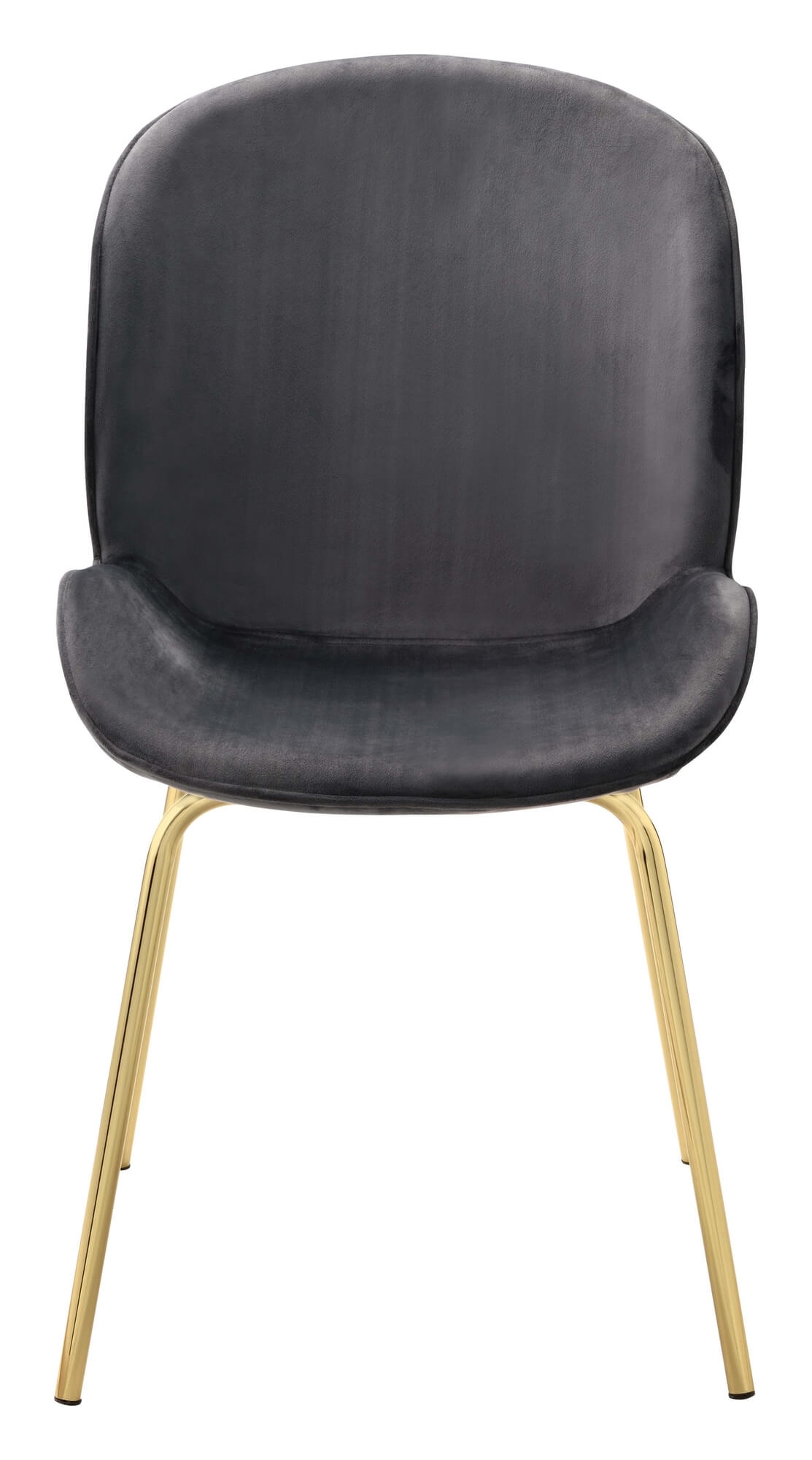 Chuchip Velvet/Metal Dining Chair